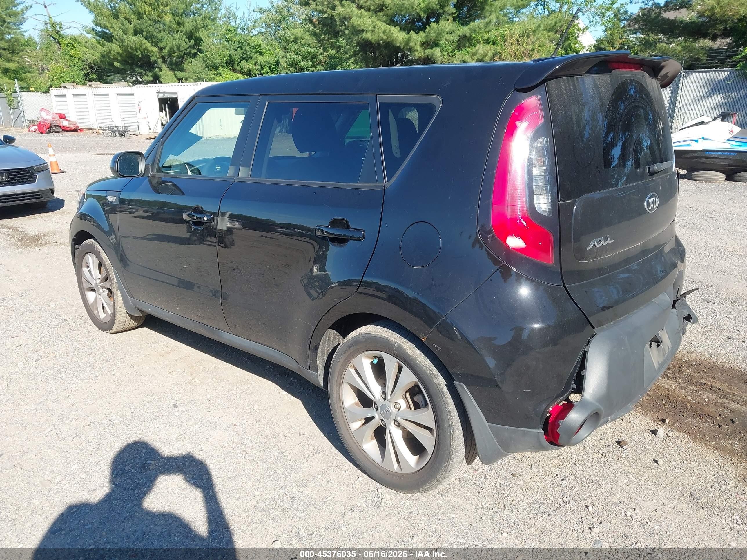 2014 Kia Soul   Black vin: KNDJN2A29E7722700
