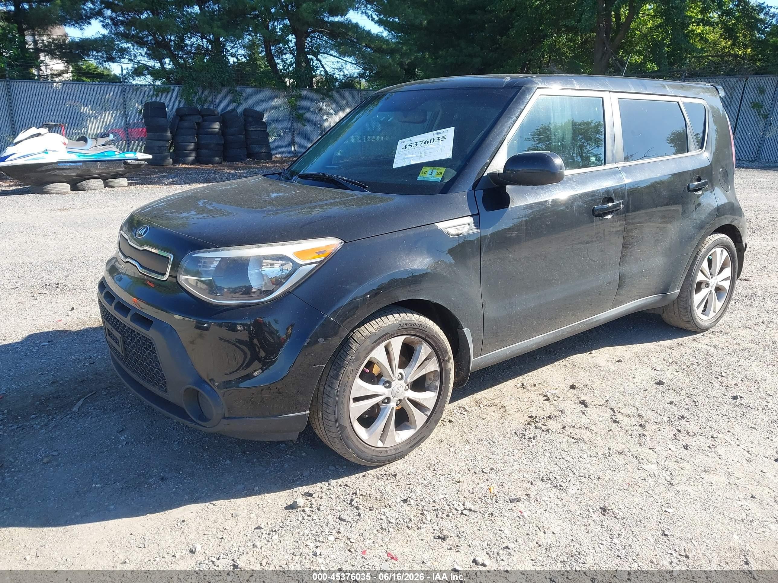 2014 Kia Soul   Black vin: KNDJN2A29E7722700