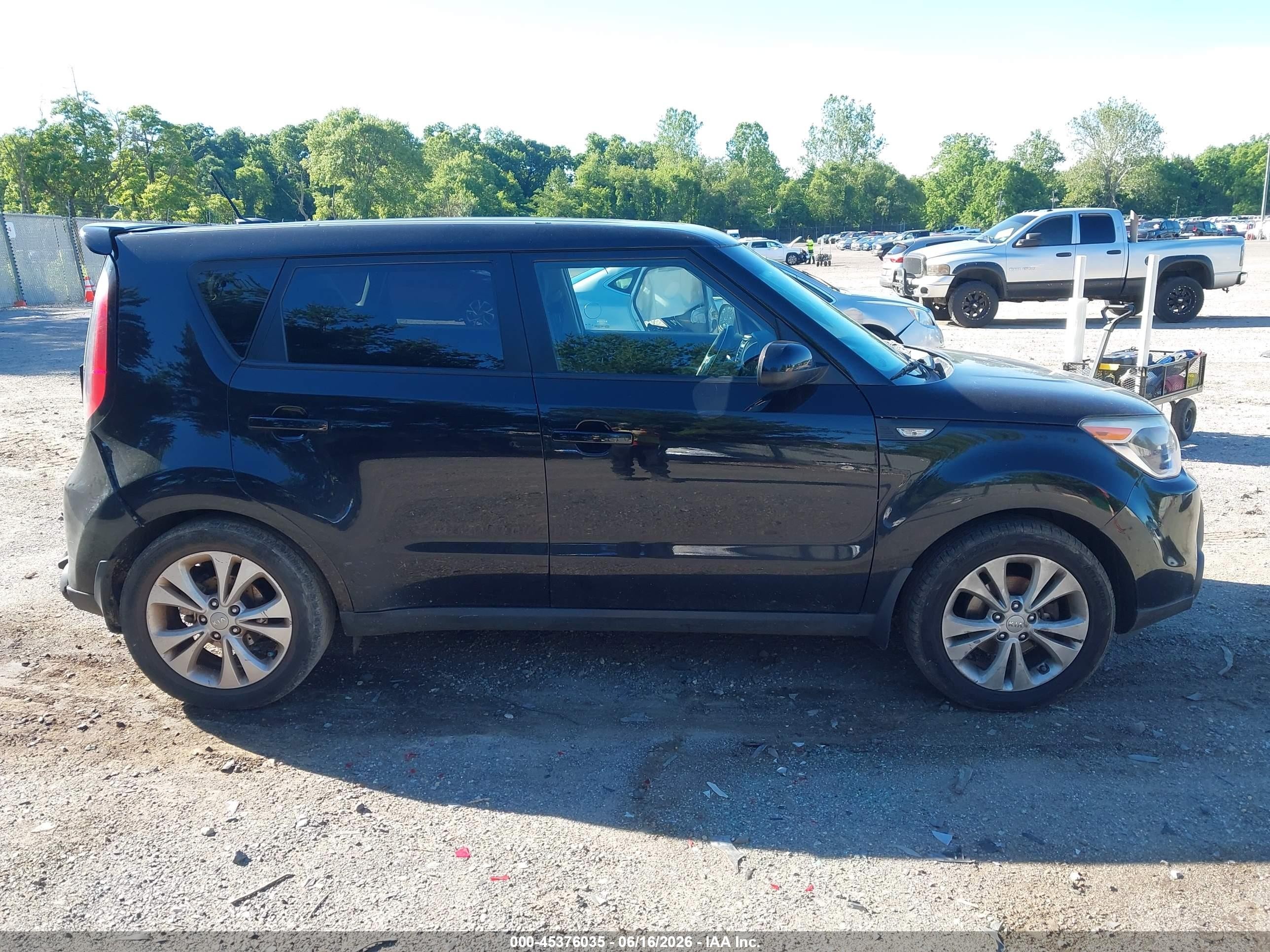2014 Kia Soul   Black vin: KNDJN2A29E7722700