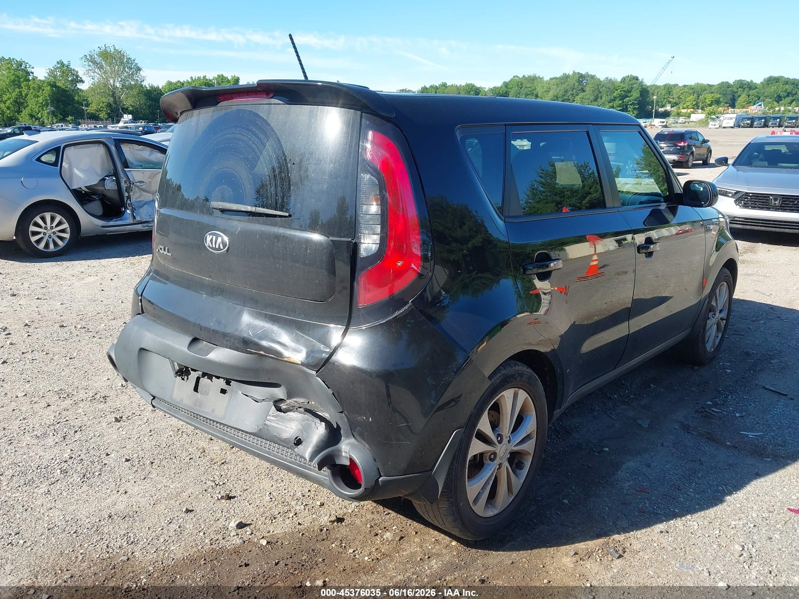 2014 Kia Soul   Black vin: KNDJN2A29E7722700