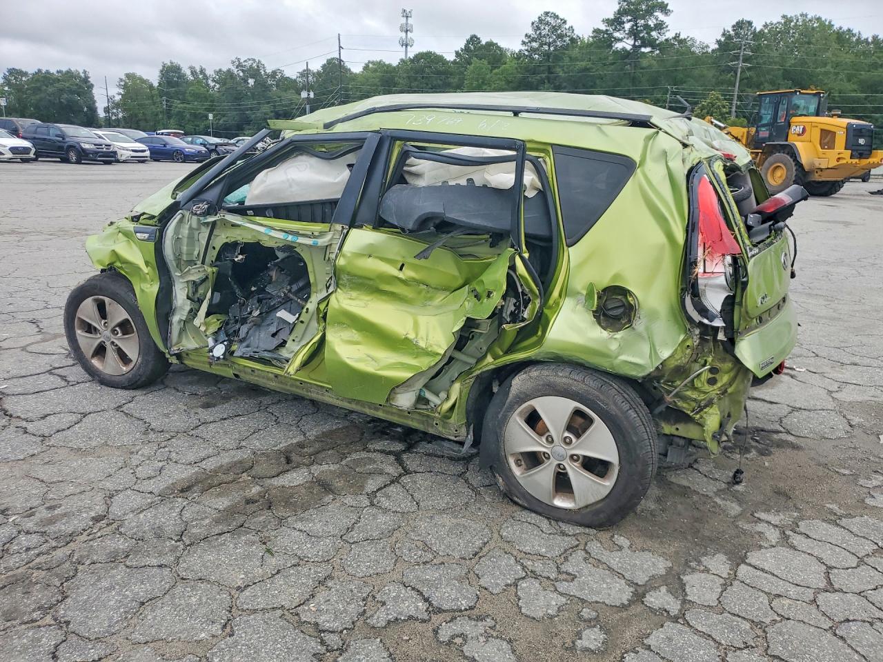 2014 Kia Soul Base Green vin: KNDJN2A29E7739769