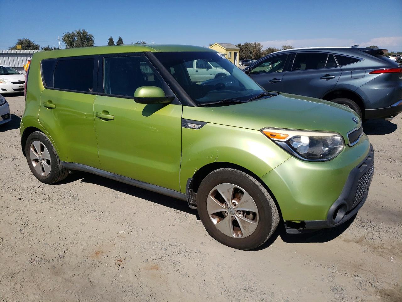 2014 Kia Soul Base Green vin: KNDJN2A29E7742462