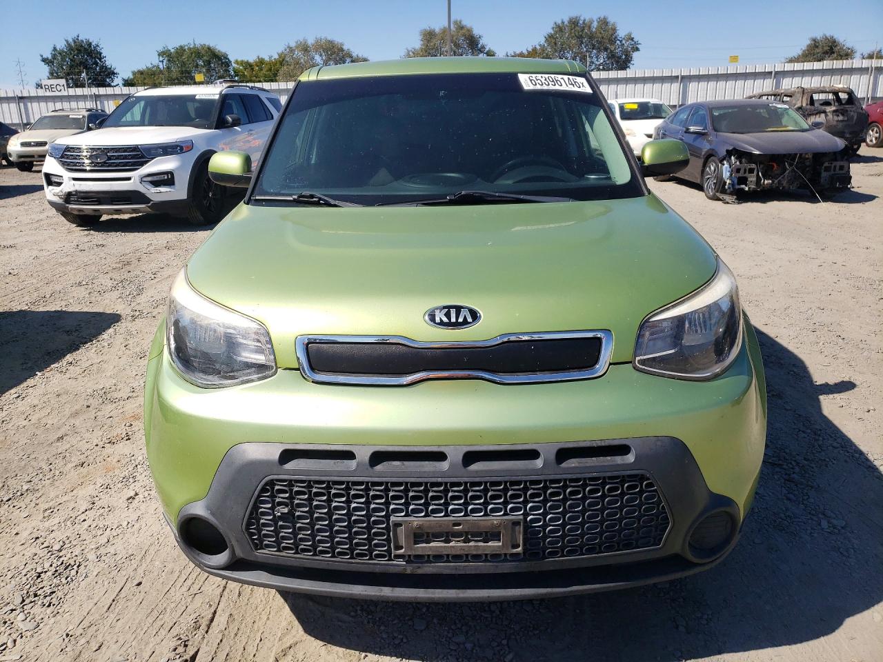 2014 Kia Soul Base Green vin: KNDJN2A29E7742462