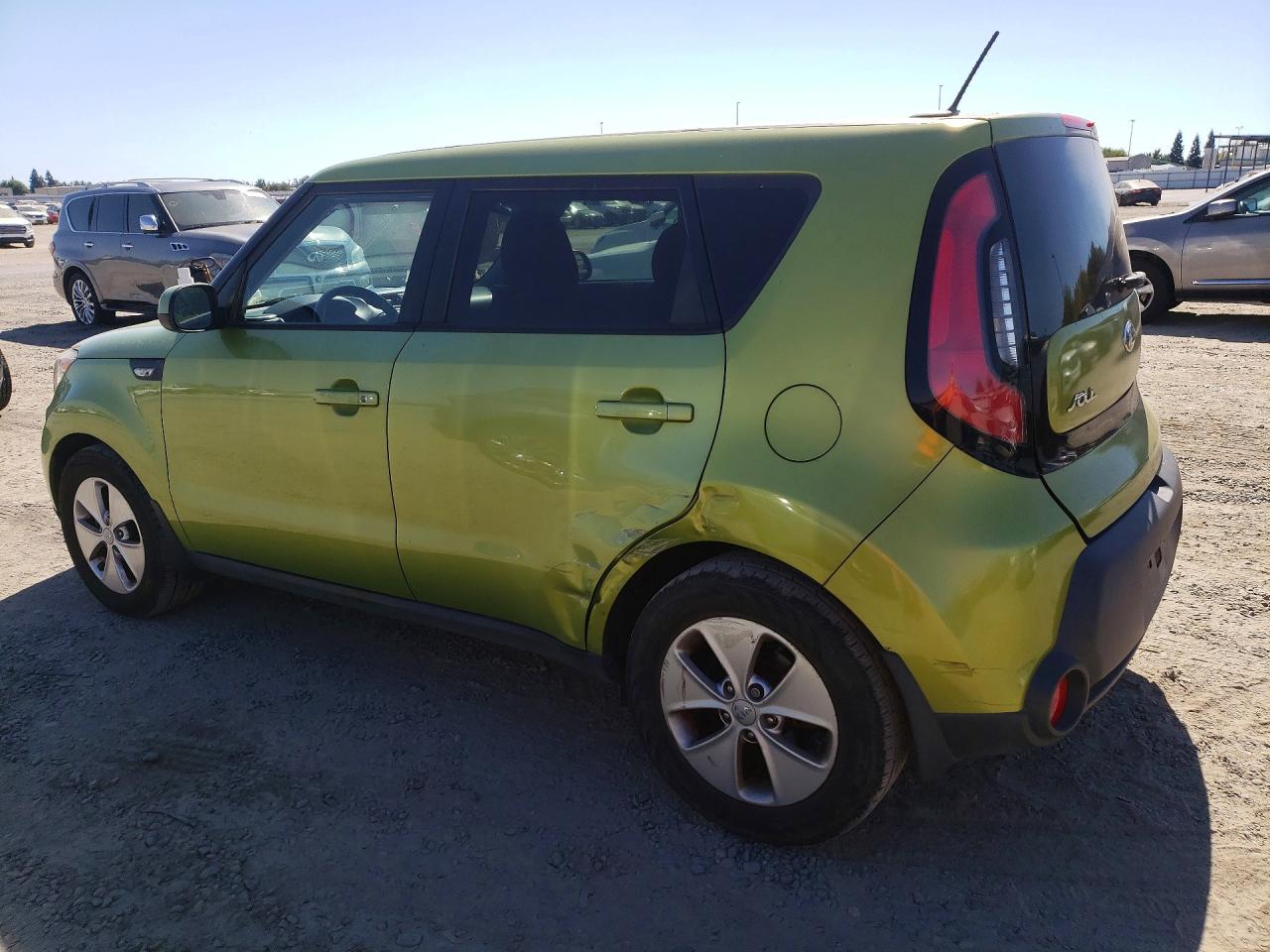 2014 Kia Soul Base Green vin: KNDJN2A29E7742462