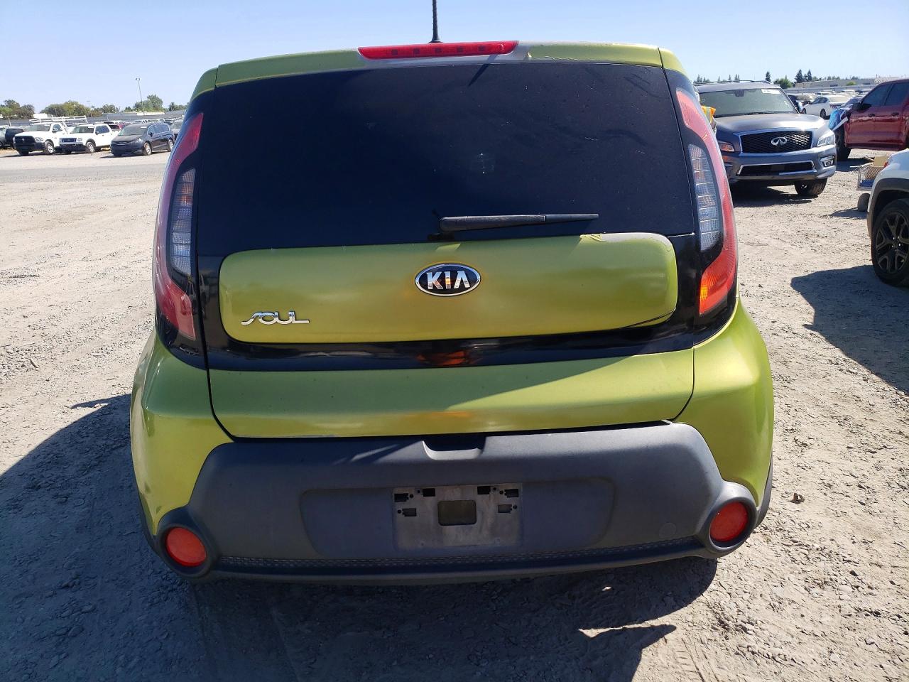 2014 Kia Soul Base Green vin: KNDJN2A29E7742462