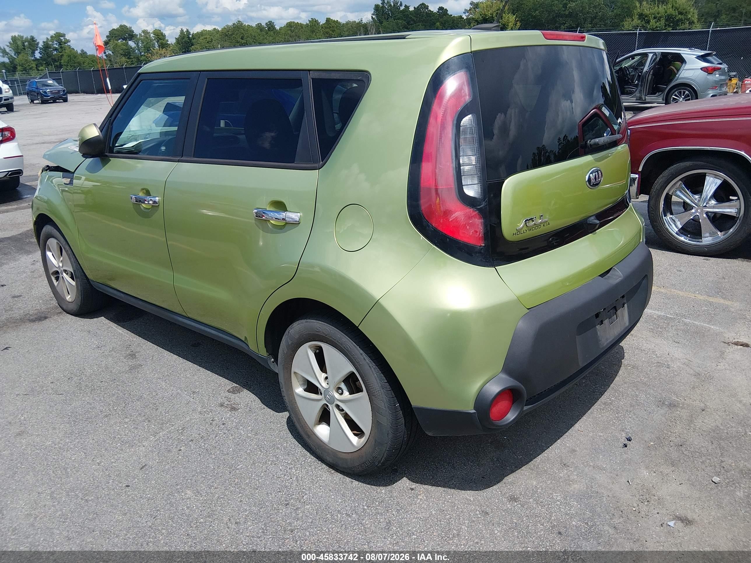 2014 Kia Soul   Green vin: KNDJN2A29E7742879
