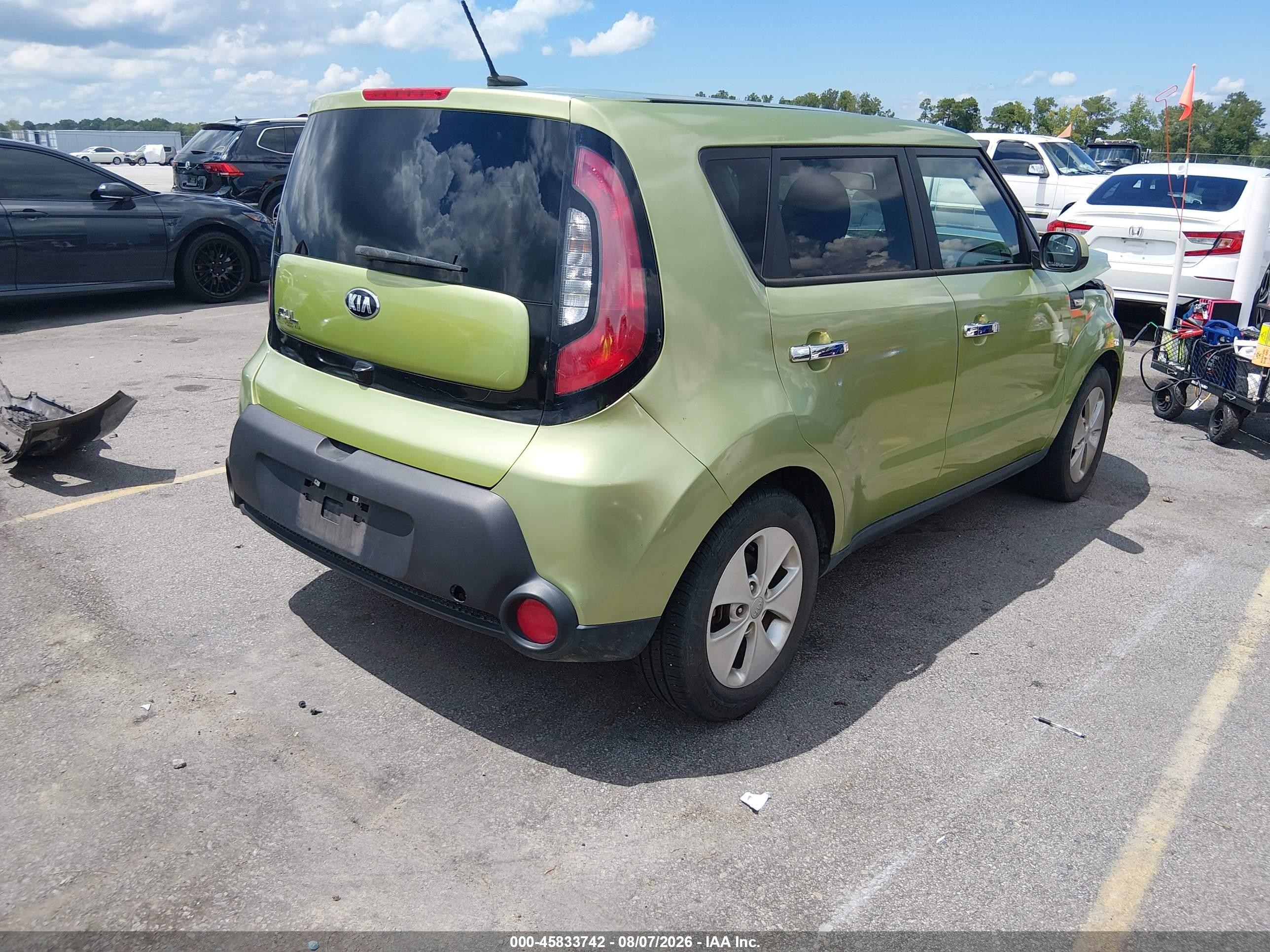 2014 Kia Soul   Green vin: KNDJN2A29E7742879