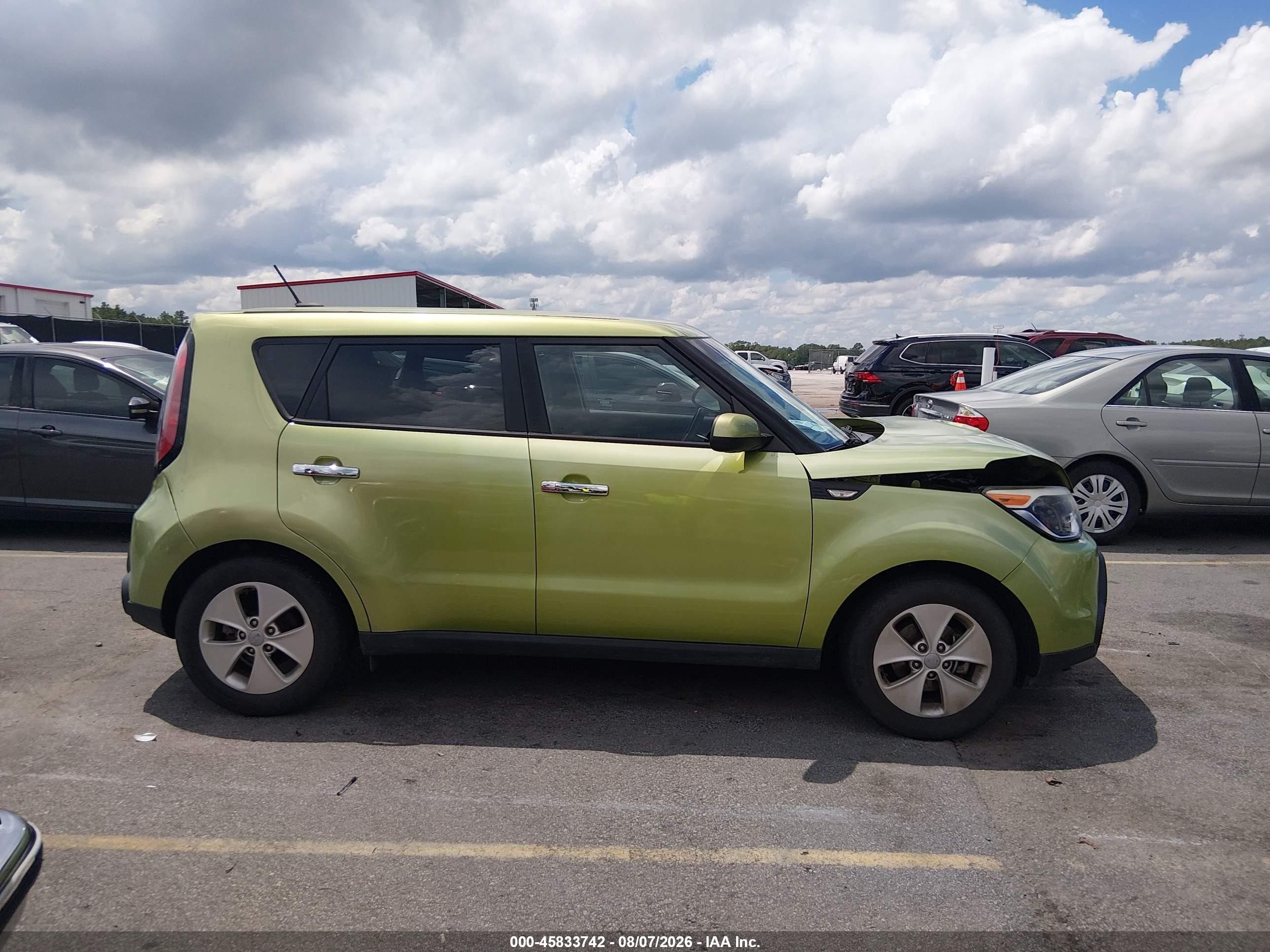 2014 Kia Soul   Green vin: KNDJN2A29E7742879