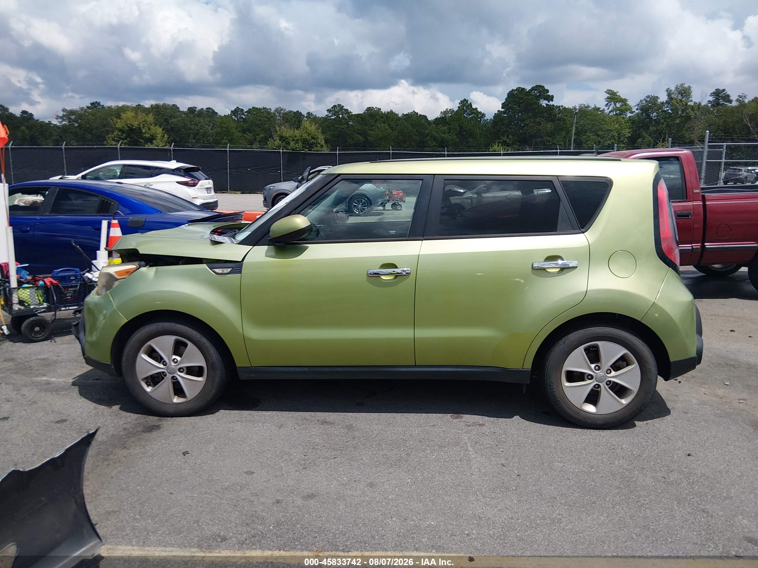 2014 Kia Soul   Green vin: KNDJN2A29E7742879