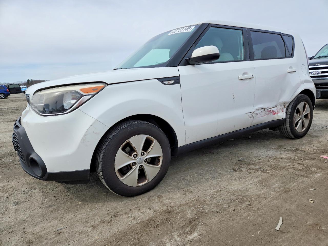 2014 Kia Soul Base White vin: KNDJN2A29E7744339