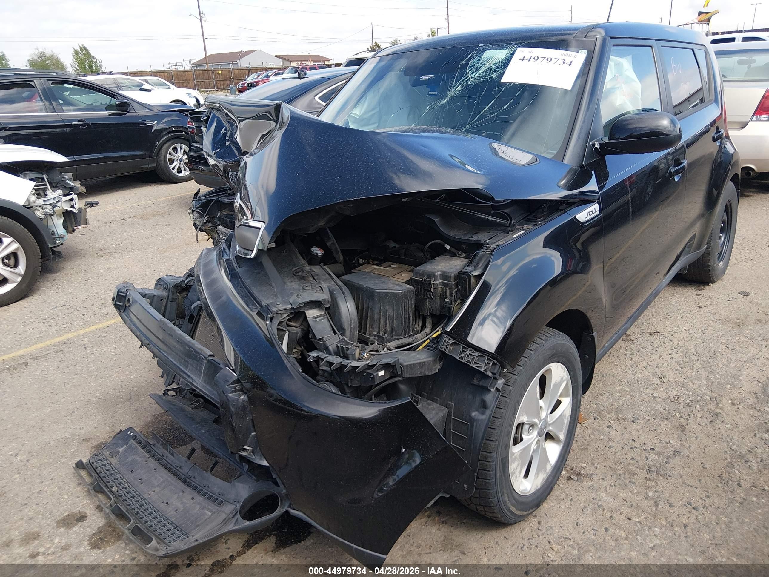 2015 Kia Soul   Black vin: KNDJN2A29F7127329