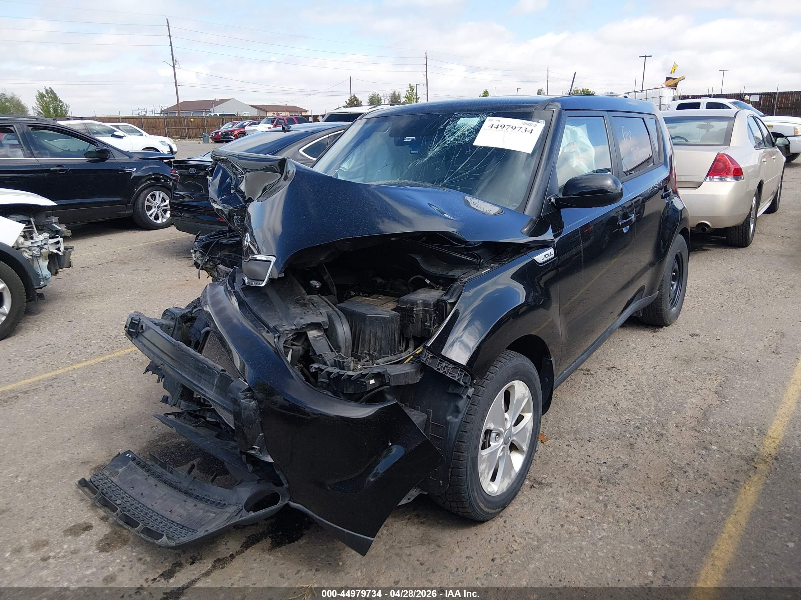 2015 Kia Soul   Black vin: KNDJN2A29F7127329