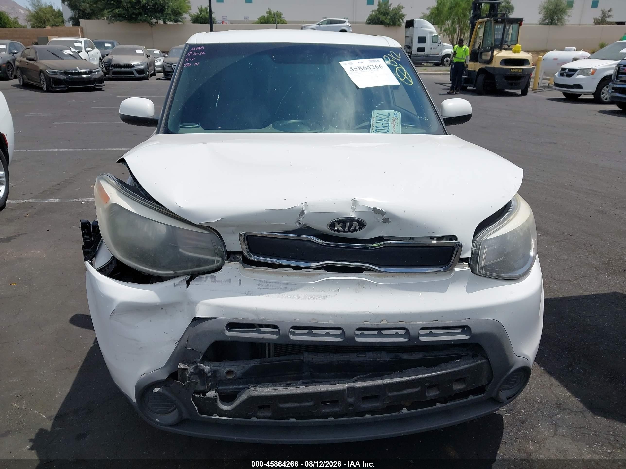 2015 Kia Soul   Белый vin: KNDJN2A29F7133308