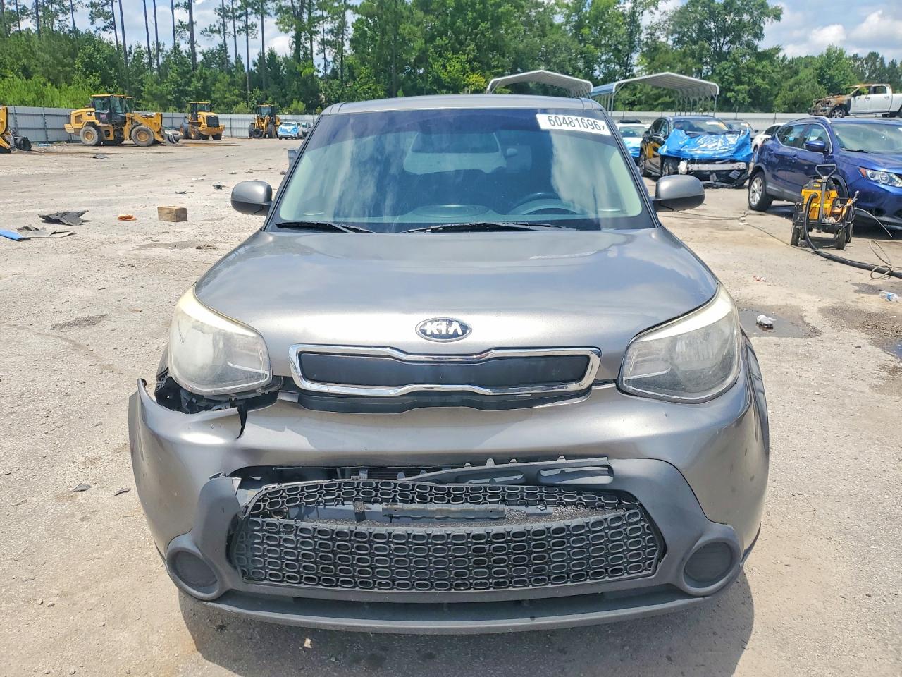 2015 Kia Soul Base Gray vin: KNDJN2A29F7168317