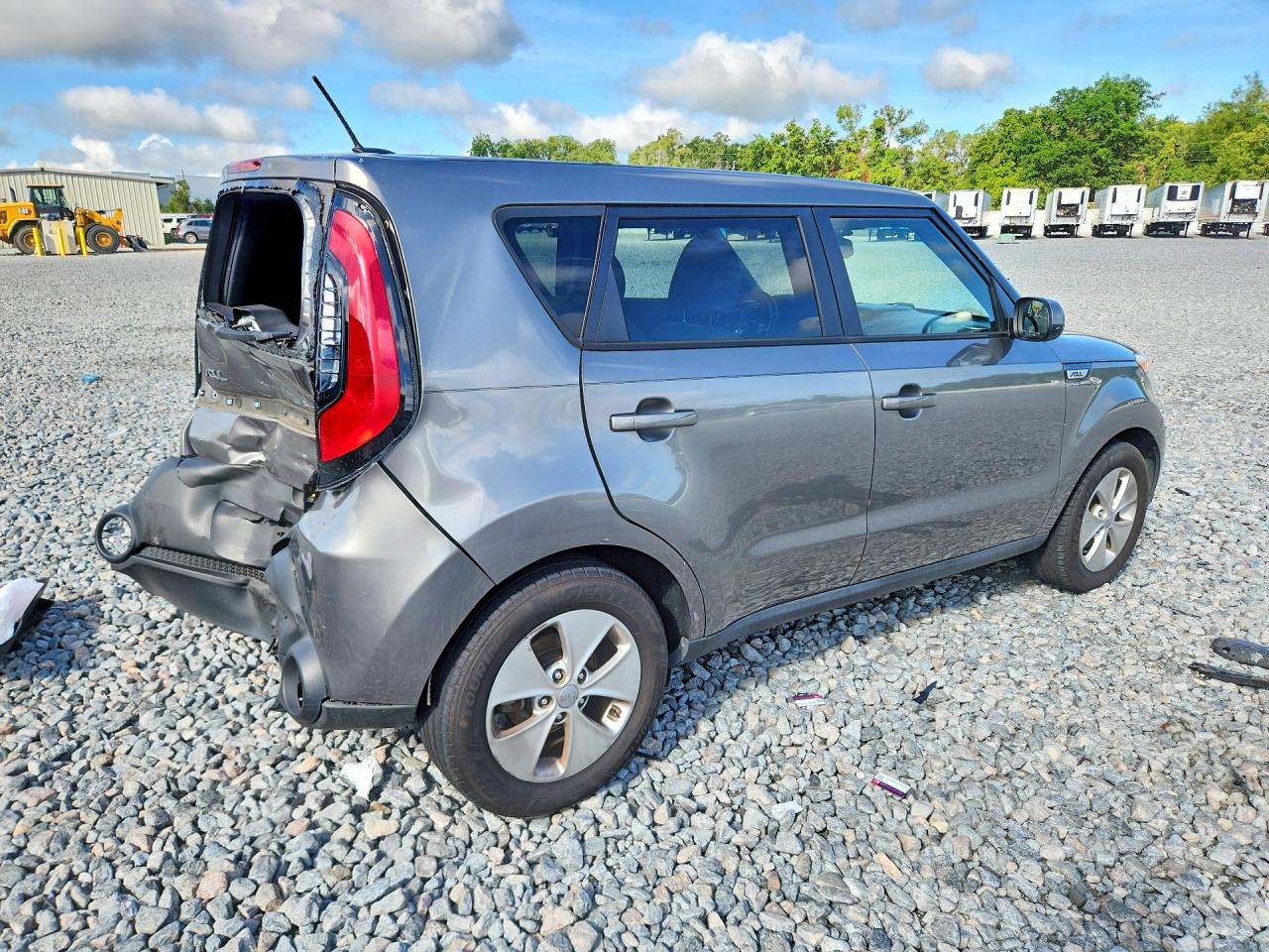 2015 Kia Soul Gray vin: KNDJN2A29F7169144