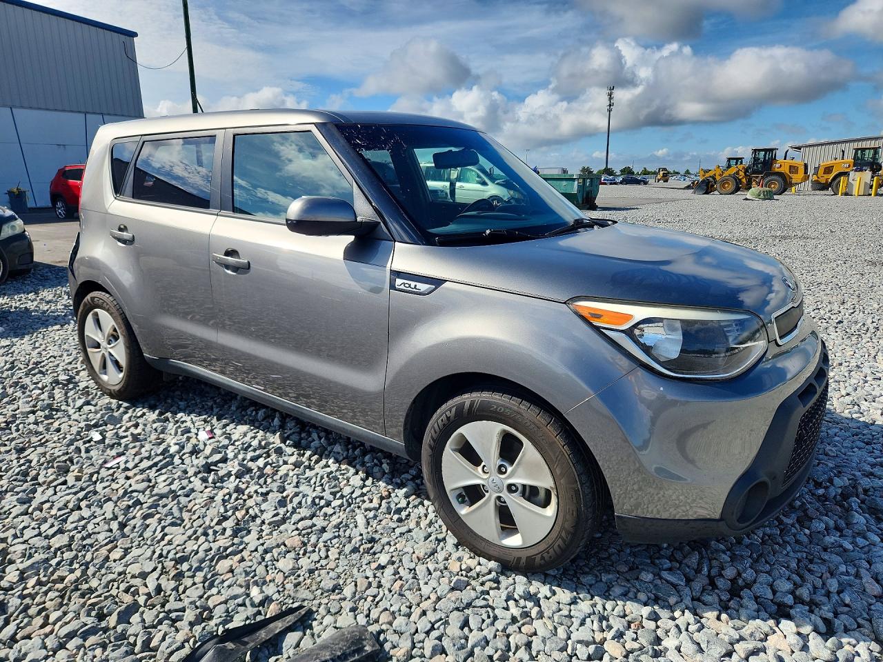 2015 Kia Soul Gray vin: KNDJN2A29F7169144