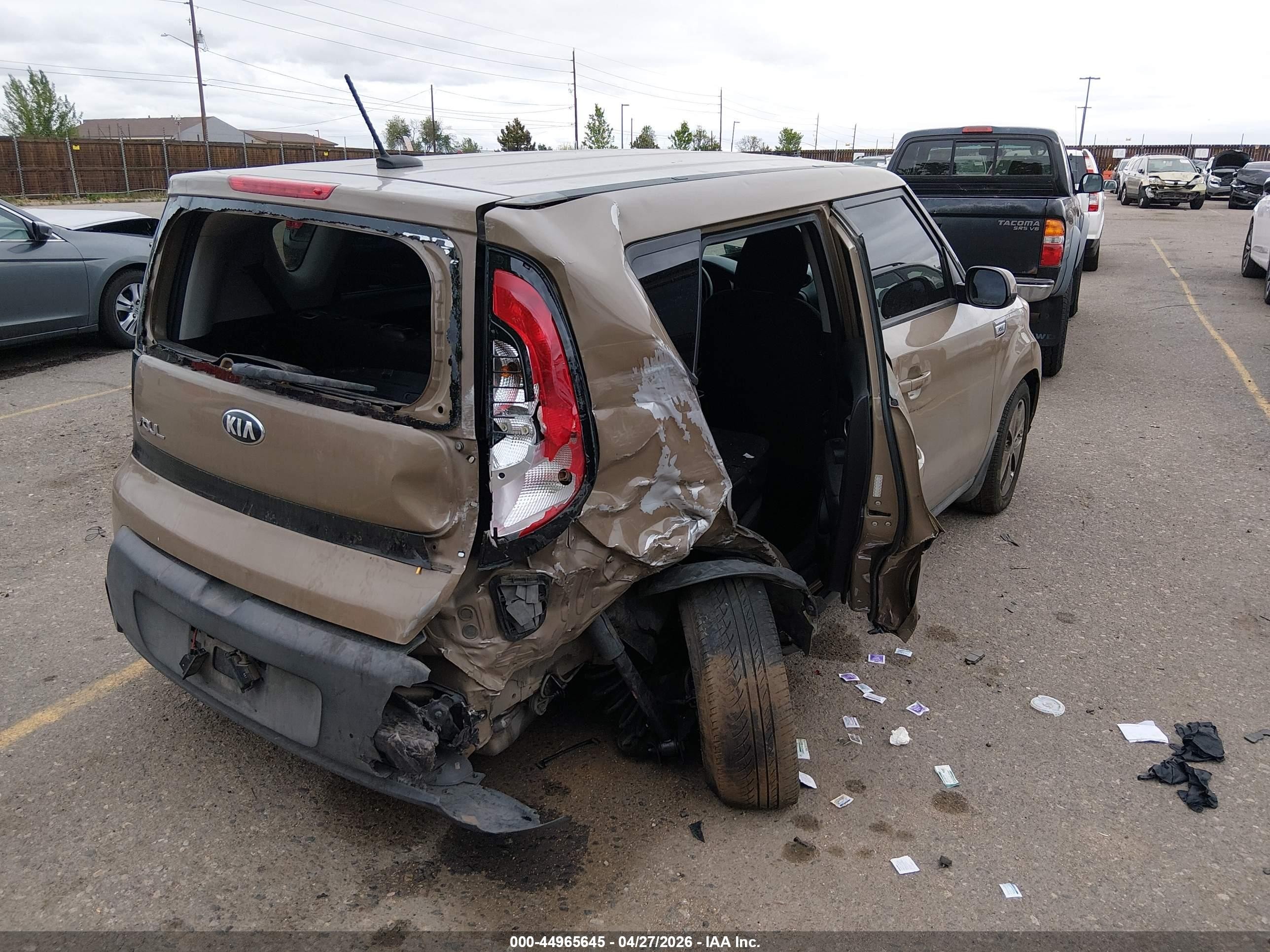 2015 Kia Soul   Brown vin: KNDJN2A29F7189121