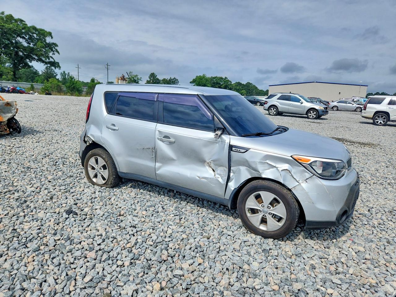 2015 Kia Soul Base Gray vin: KNDJN2A29F7750000