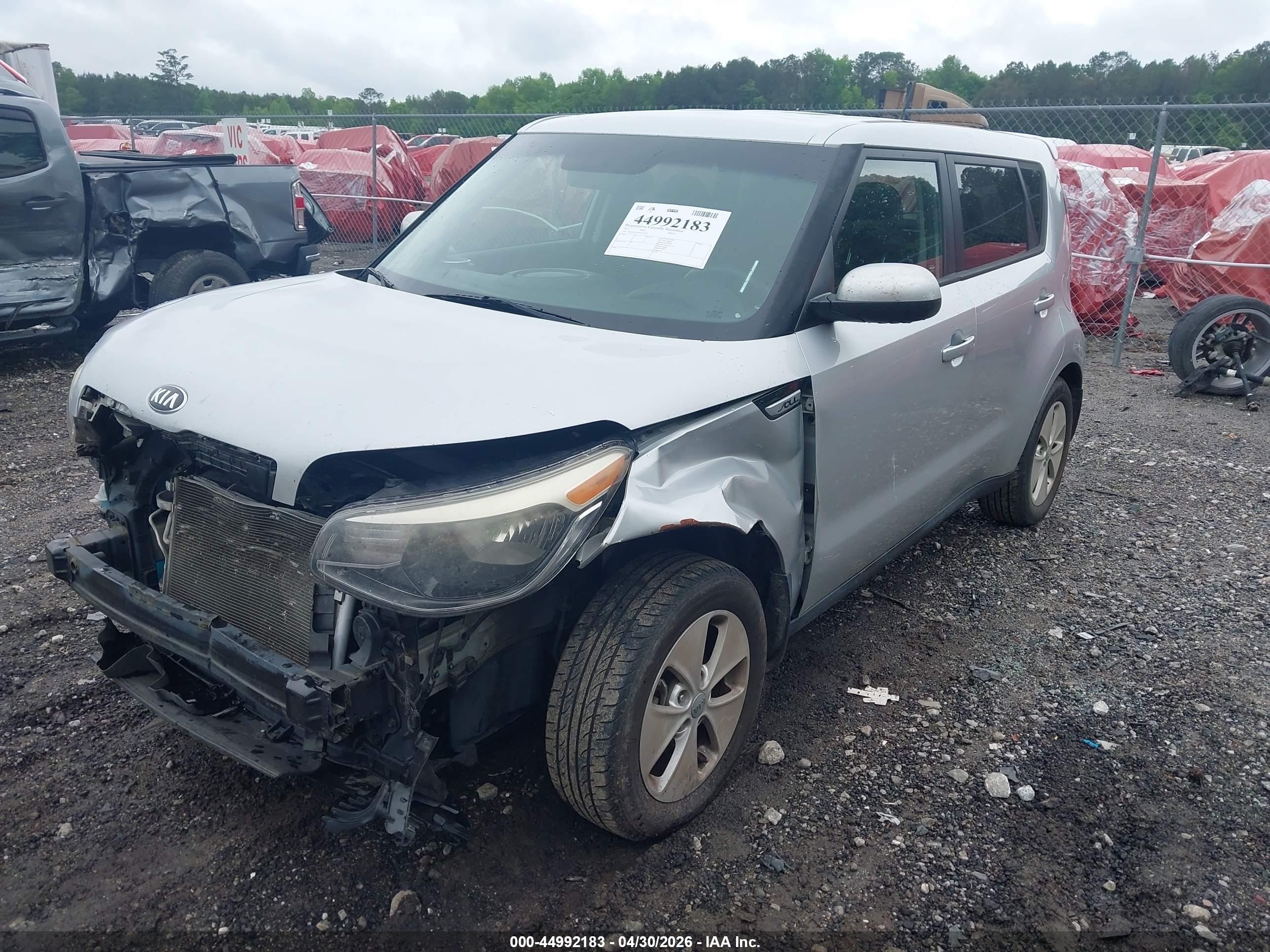 2015 Kia Soul   White vin: KNDJN2A29F7761515