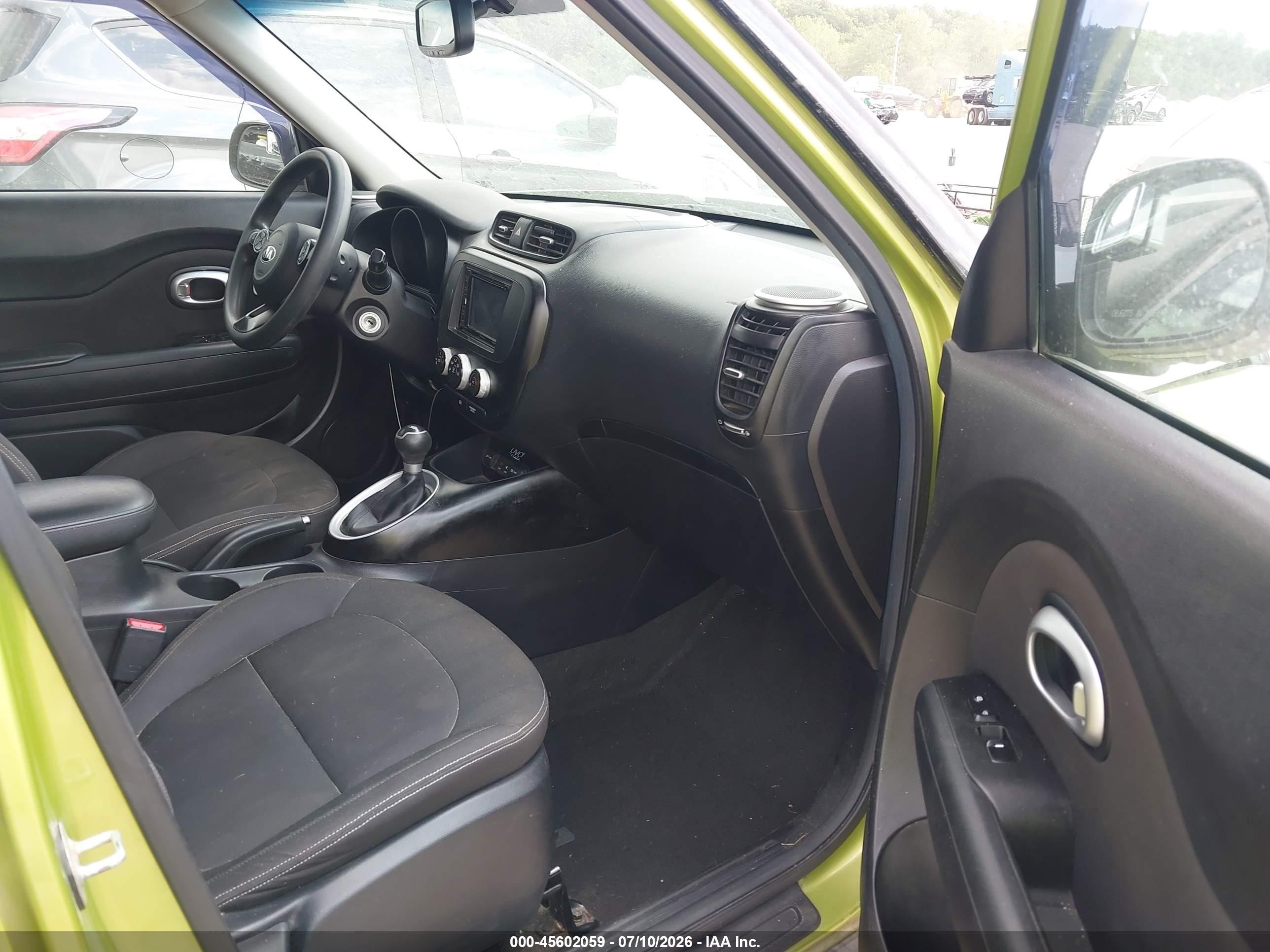 2015 Kia Soul   Green vin: KNDJN2A29F7763765