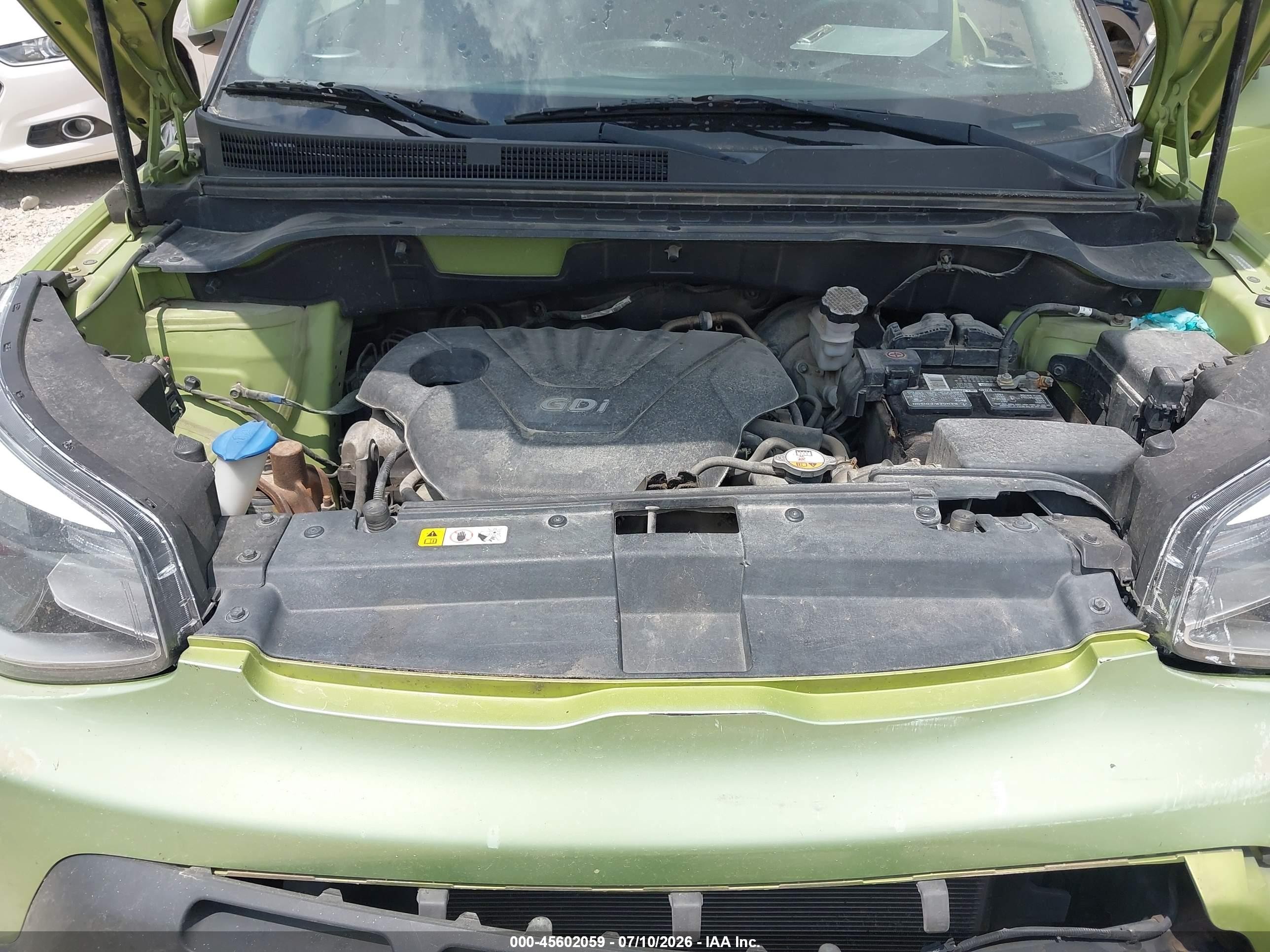 2015 Kia Soul   Green vin: KNDJN2A29F7763765