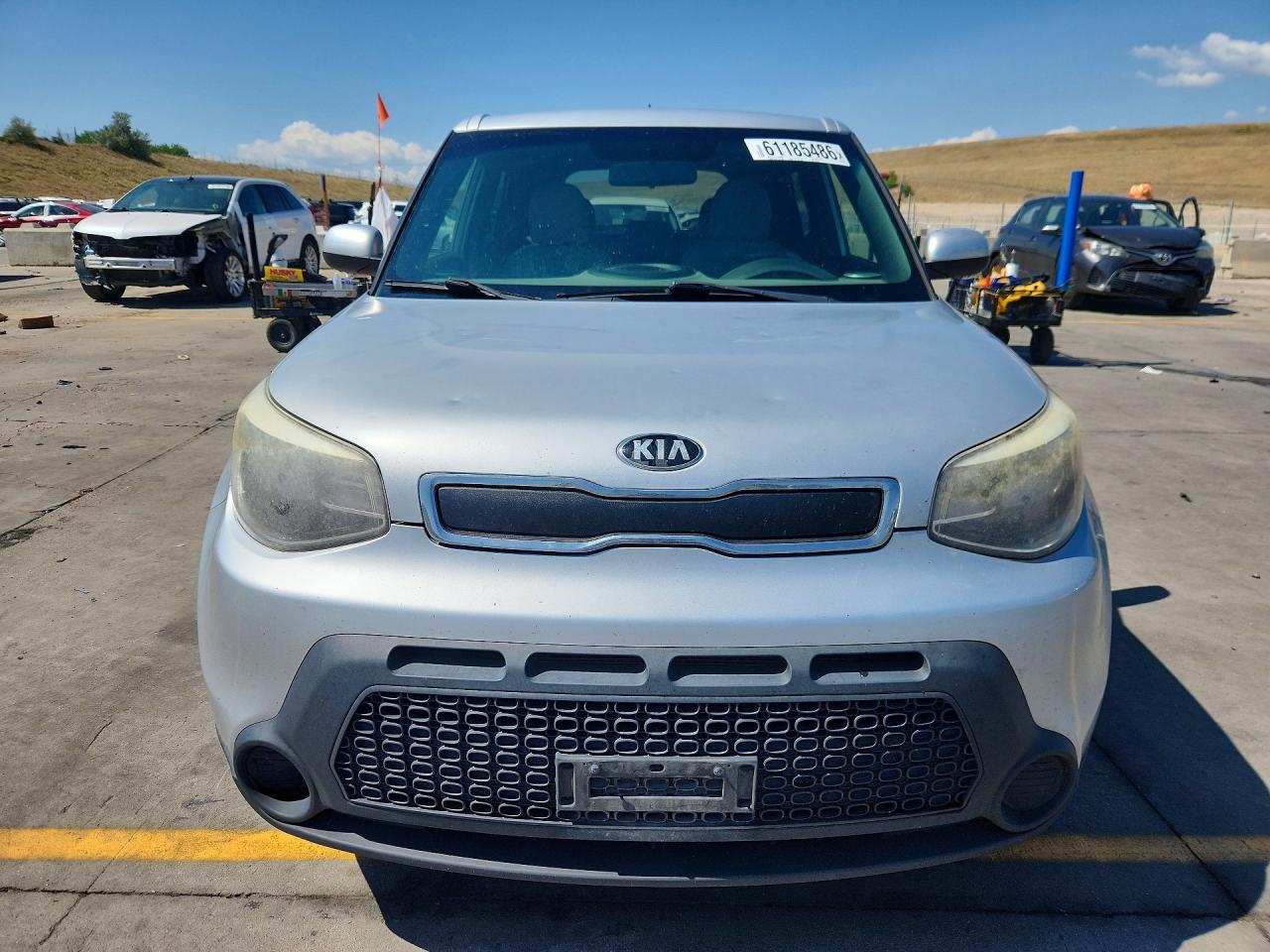 2015 Kia Soul Base Silver vin: KNDJN2A29F7787208