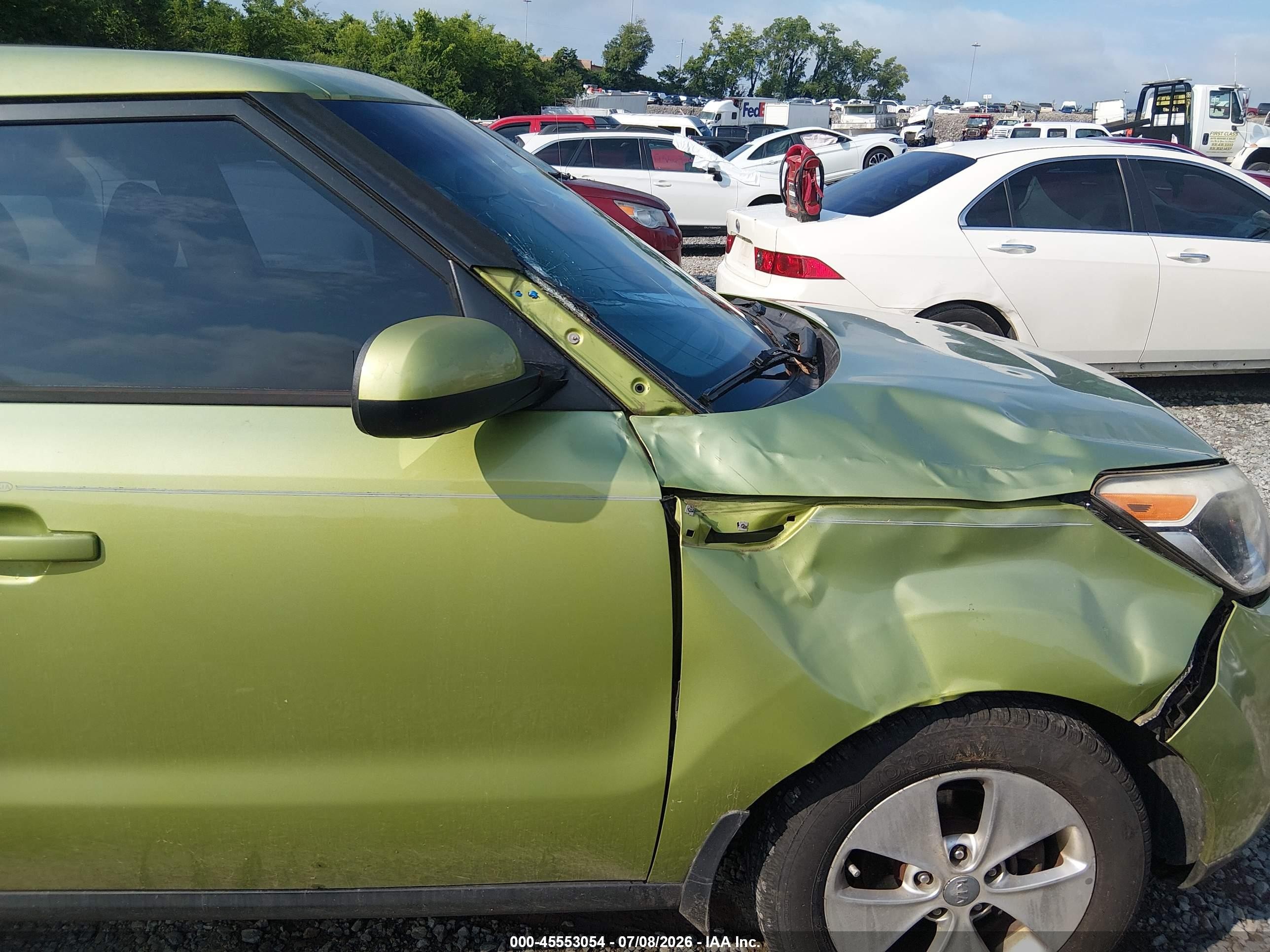 2015 Kia Soul   Green vin: KNDJN2A29F7796099