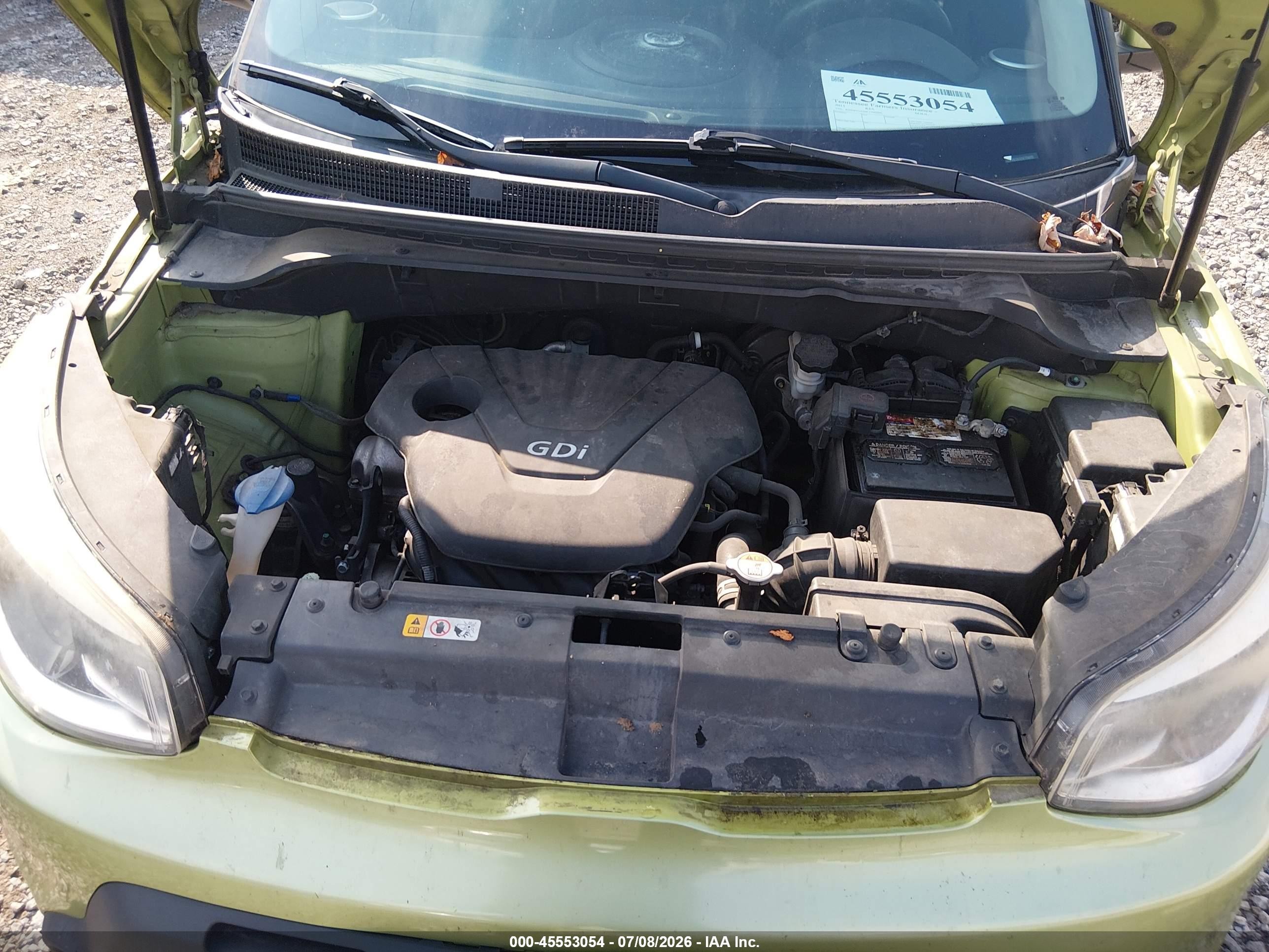 2015 Kia Soul   Green vin: KNDJN2A29F7796099