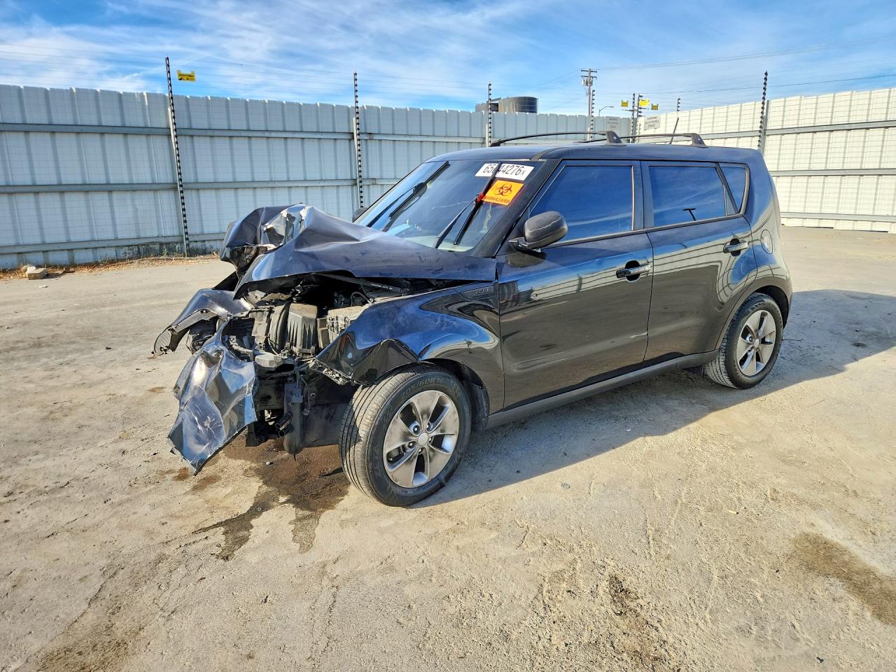 2016 Kia Soul Base Black vin: KNDJN2A29G7287261