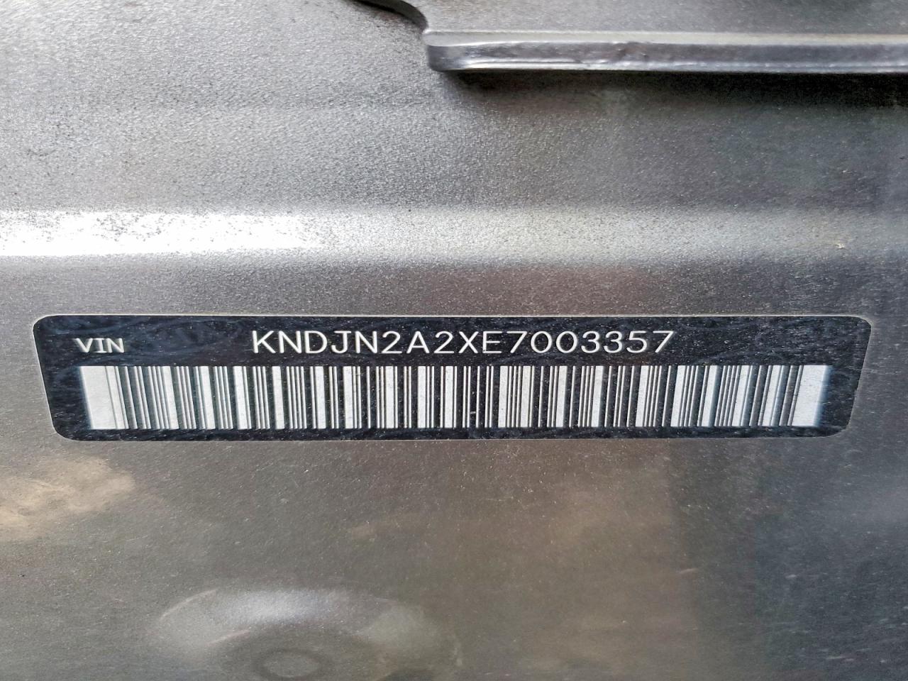 2014 Kia Soul Base Tan vin: KNDJN2A2XE7003357