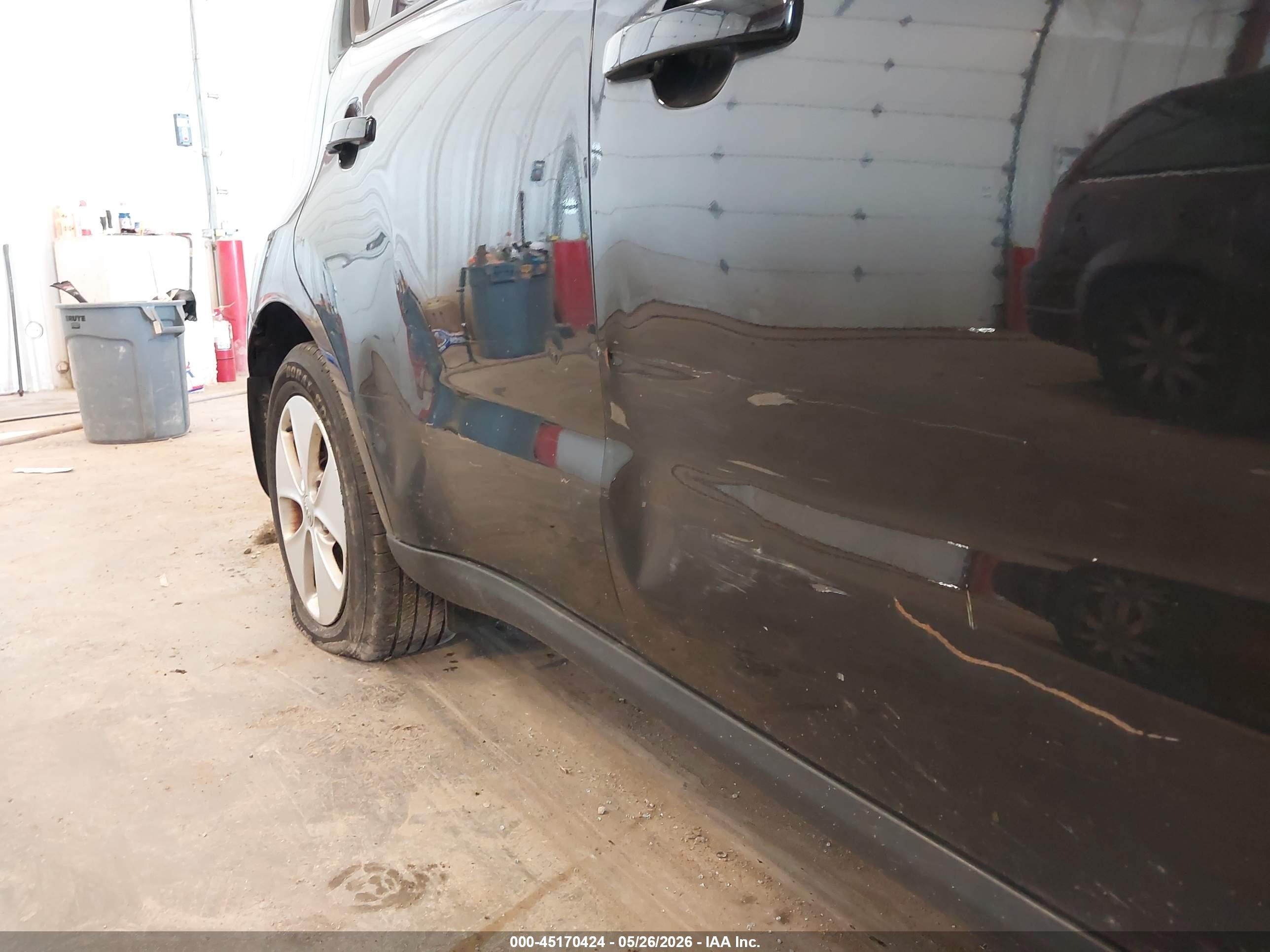 2014 Kia Soul   Black vin: KNDJN2A2XE7019073