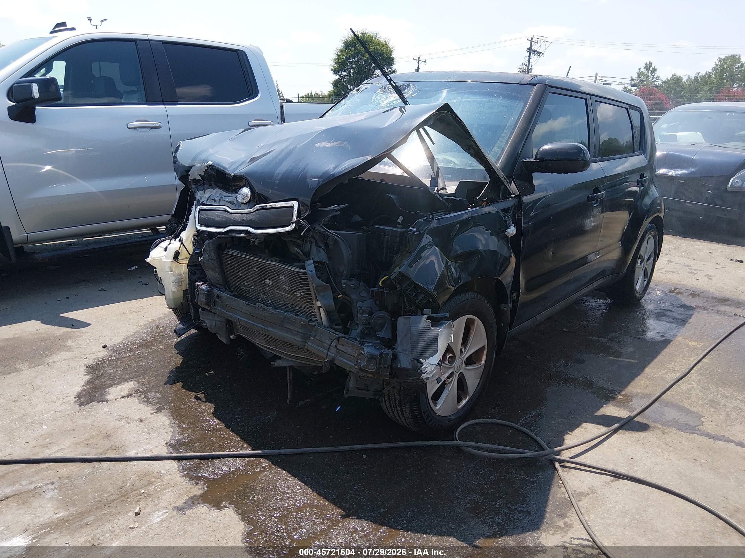 2014 Kia Soul   Black vin: KNDJN2A2XE7048119