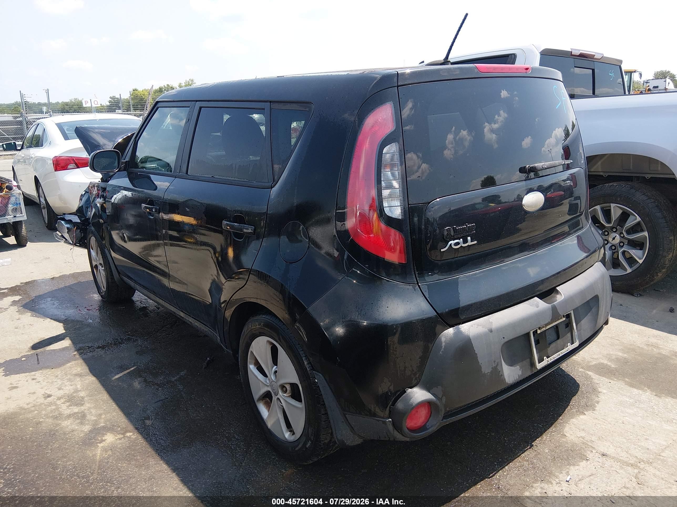 2014 Kia Soul   Black vin: KNDJN2A2XE7048119