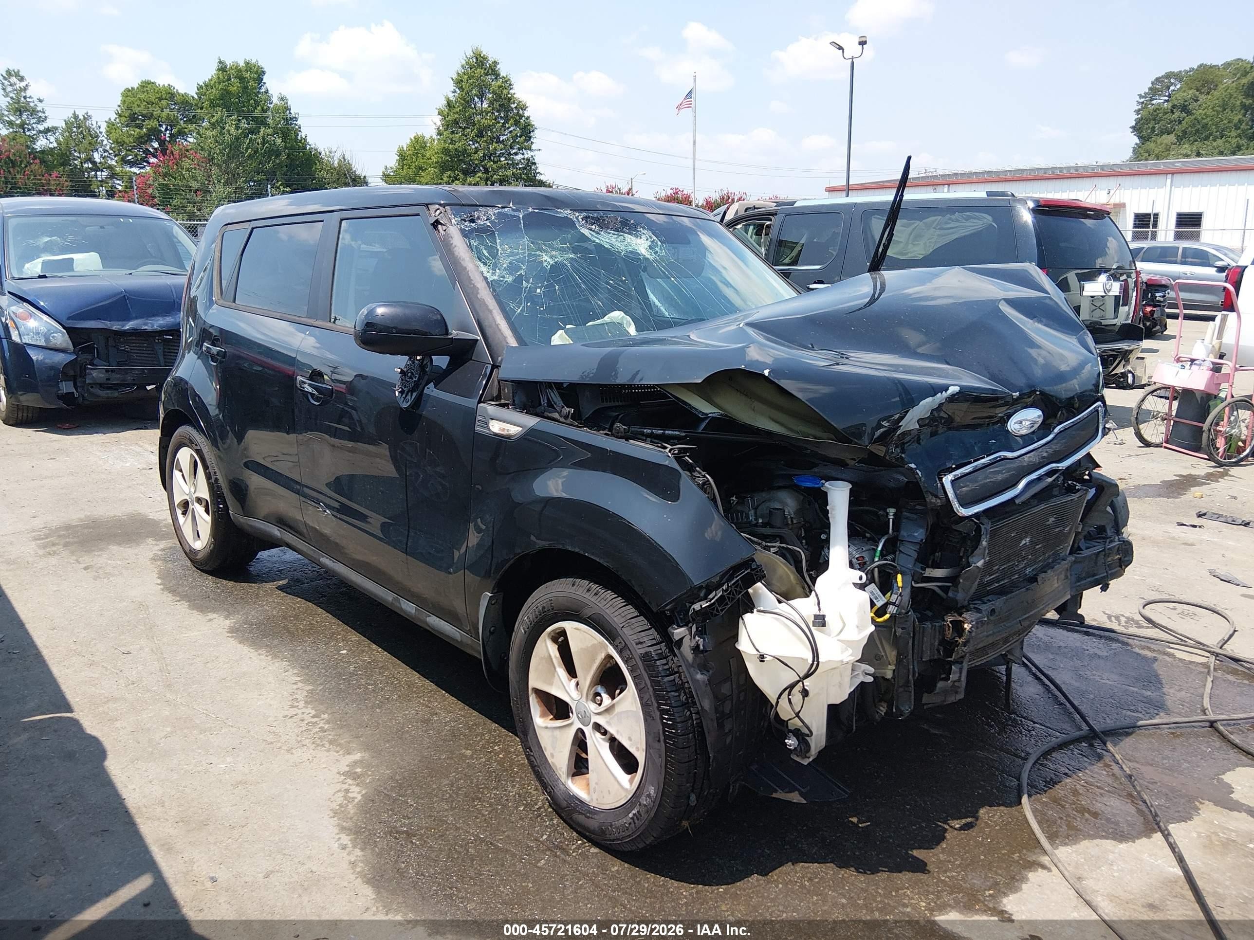 2014 Kia Soul   Black vin: KNDJN2A2XE7048119