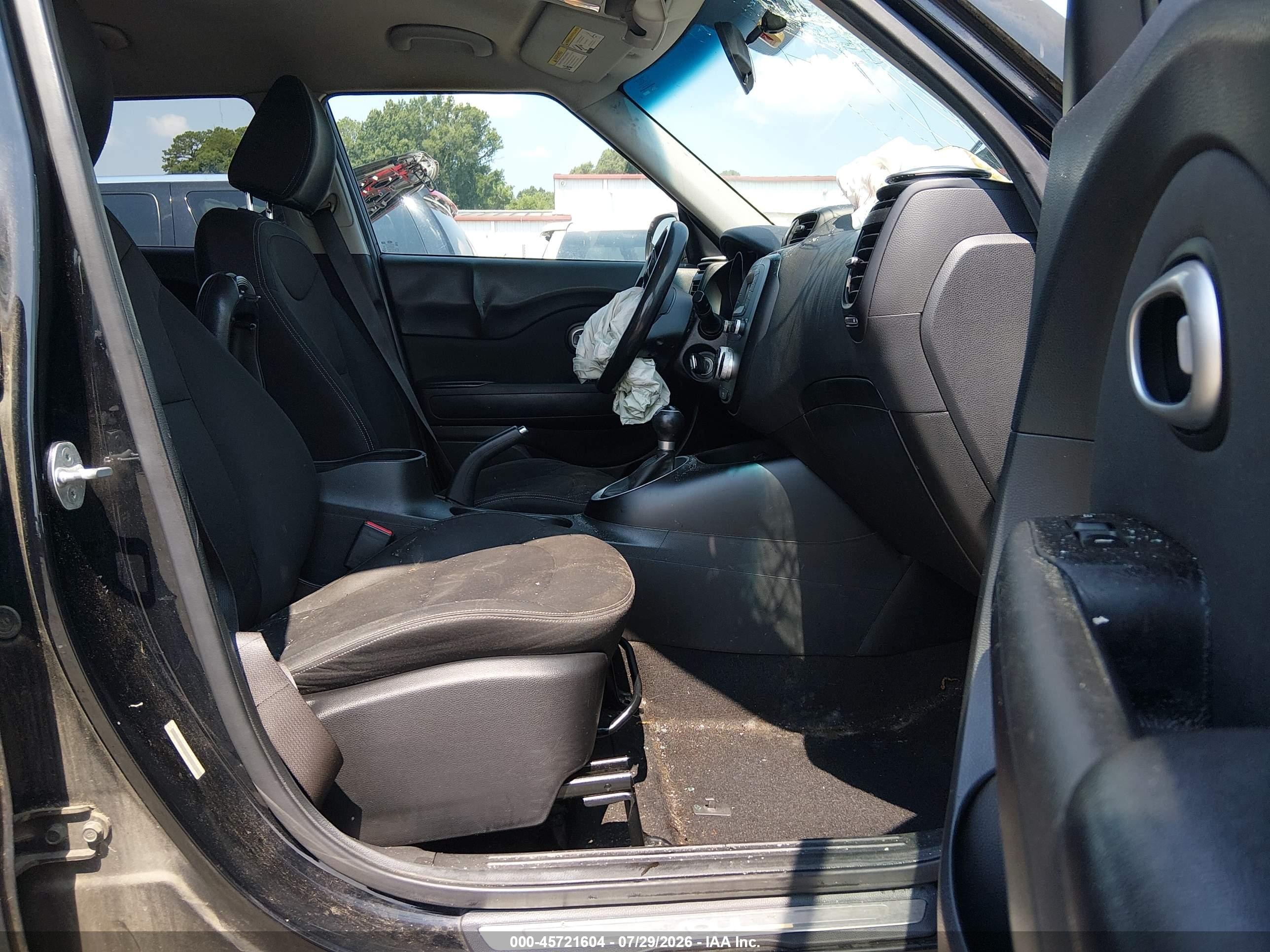 2014 Kia Soul   Black vin: KNDJN2A2XE7048119