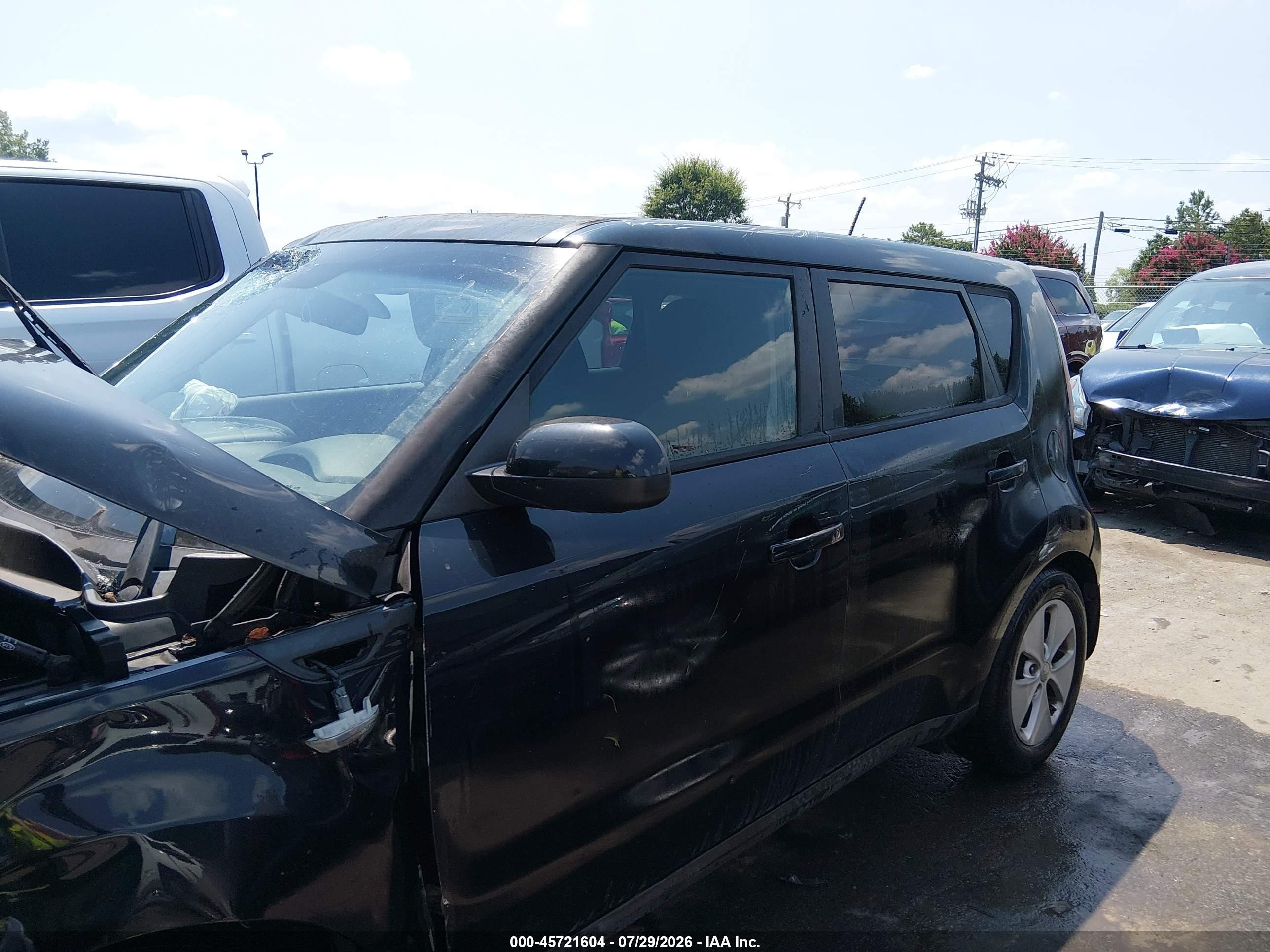 2014 Kia Soul   Black vin: KNDJN2A2XE7048119