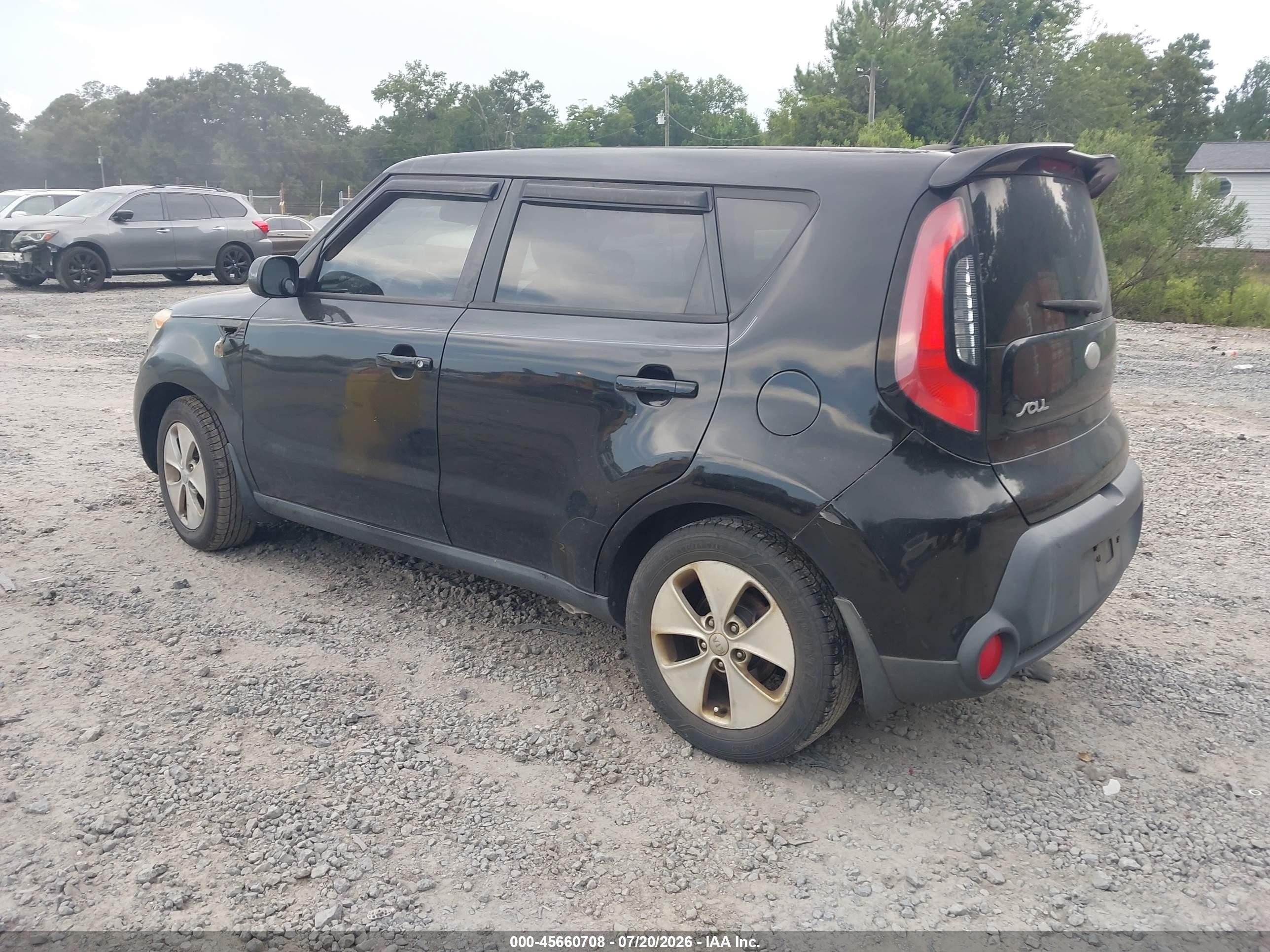2014 Kia Soul   Black vin: KNDJN2A2XE7054289