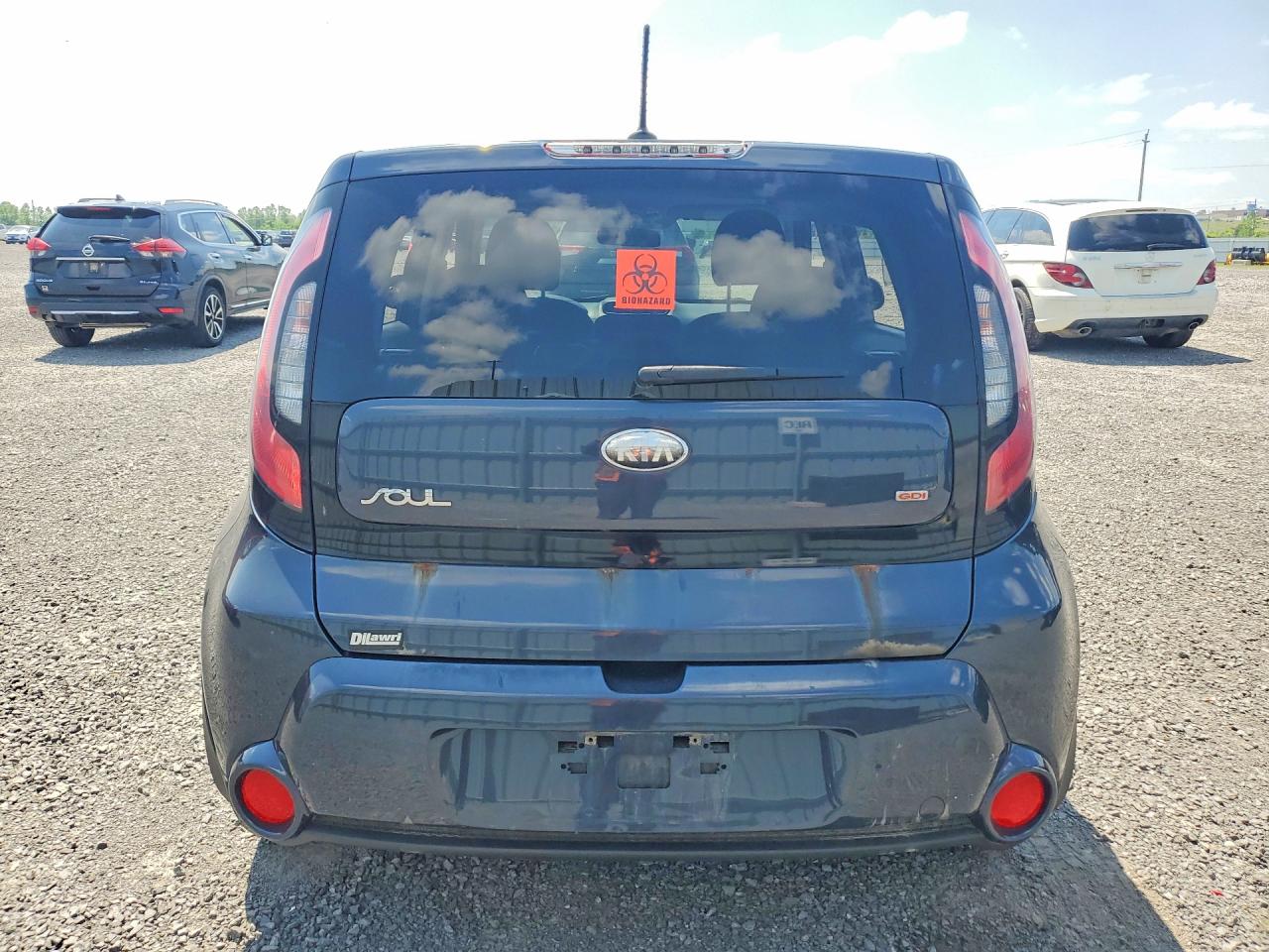 2014 Kia Soul Base Blue vin: KNDJN2A2XE7083839