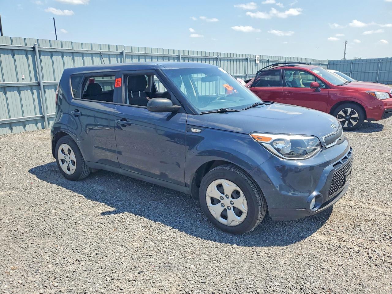 2014 Kia Soul Base Blue vin: KNDJN2A2XE7083839