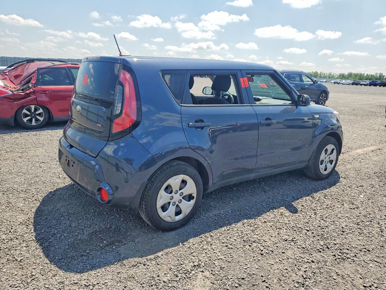 2014 Kia Soul Base Blue vin: KNDJN2A2XE7083839