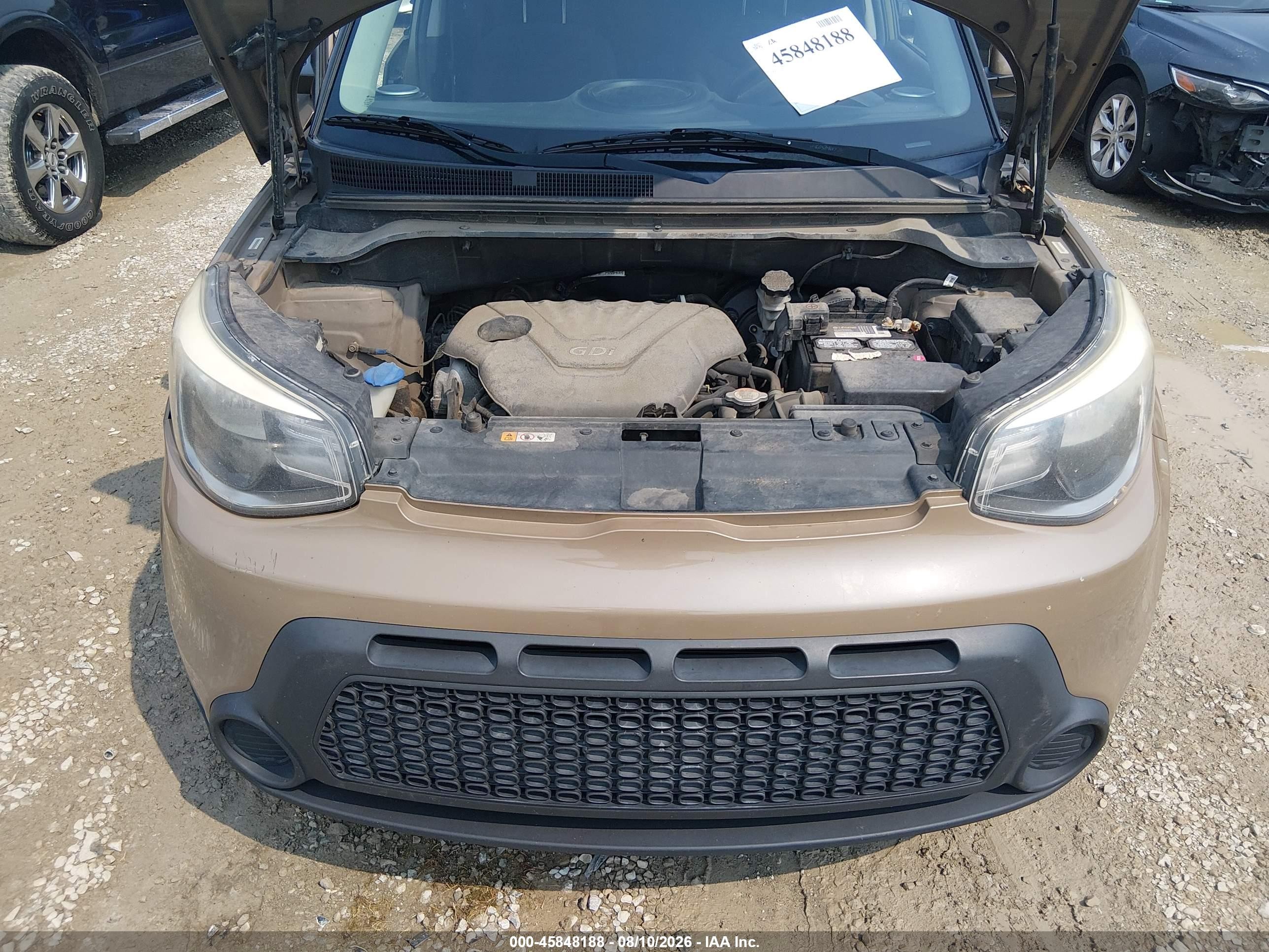 2014 Kia Soul   Коричневый vin: KNDJN2A2XE7090032