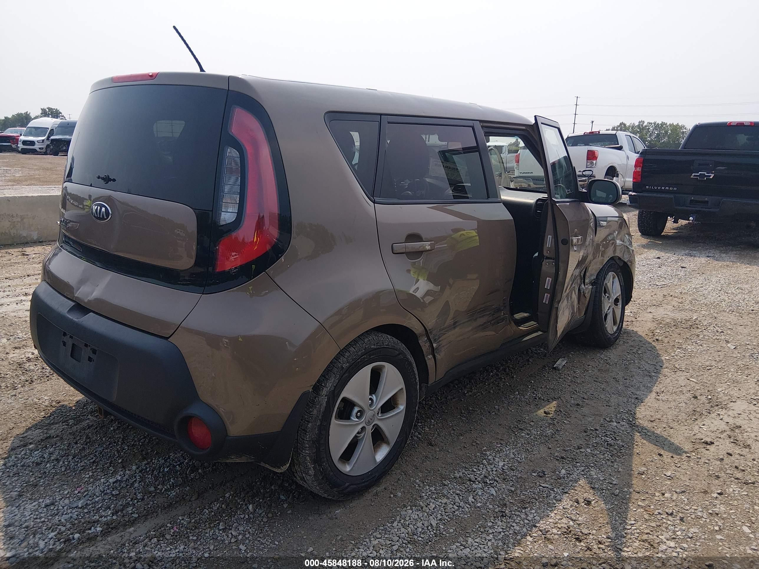 2014 Kia Soul   Коричневый vin: KNDJN2A2XE7090032