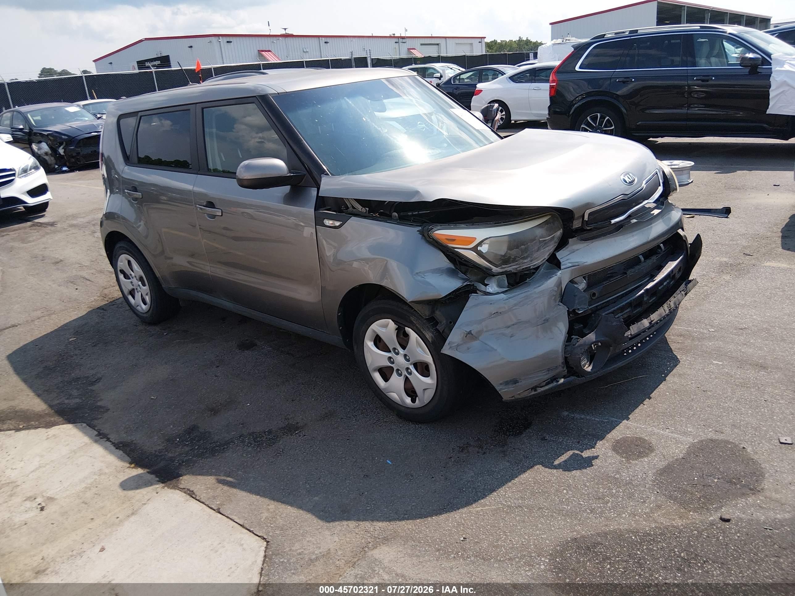 2014 Kia Soul   Gray vin: KNDJN2A2XE7093674