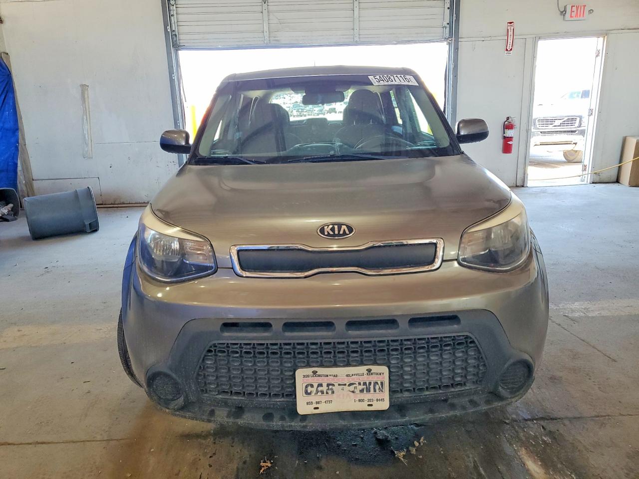 2014 Kia Soul Base Gray vin: KNDJN2A2XE7095568