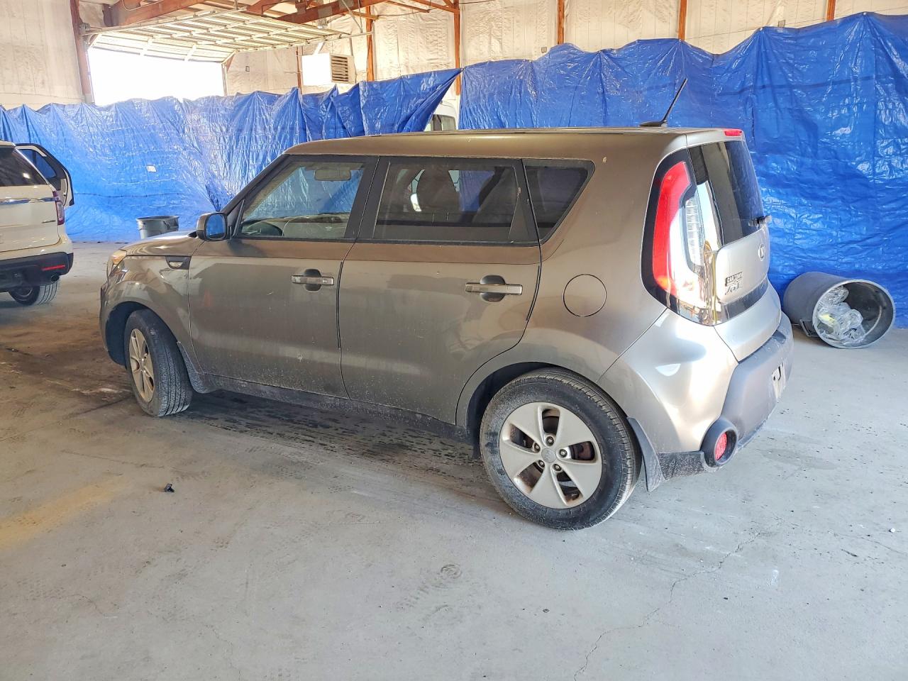 2014 Kia Soul Base Gray vin: KNDJN2A2XE7095568