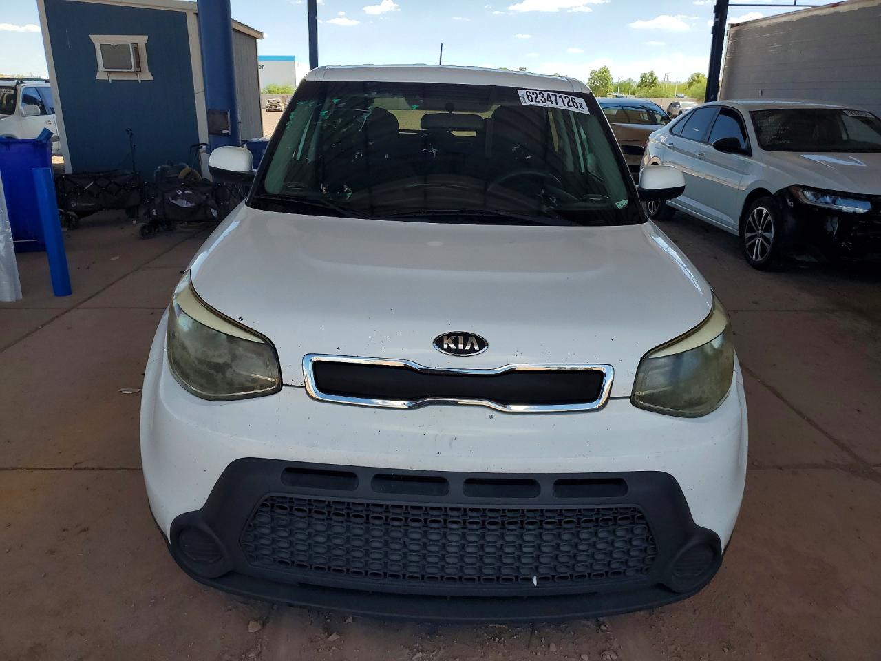 2014 Kia Soul Base White vin: KNDJN2A2XE7096400