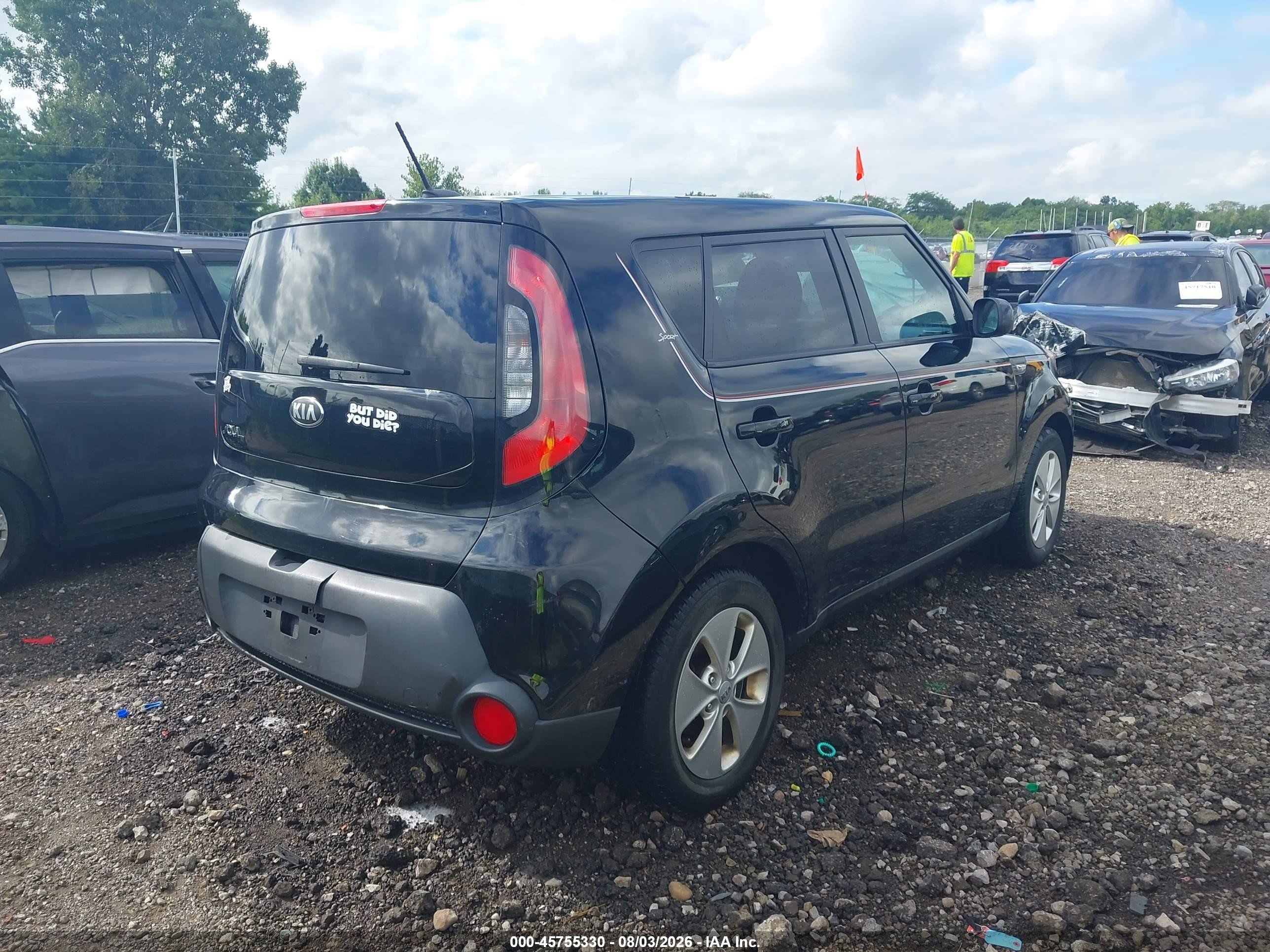 2014 Kia Soul   Черный vin: KNDJN2A2XE7099863