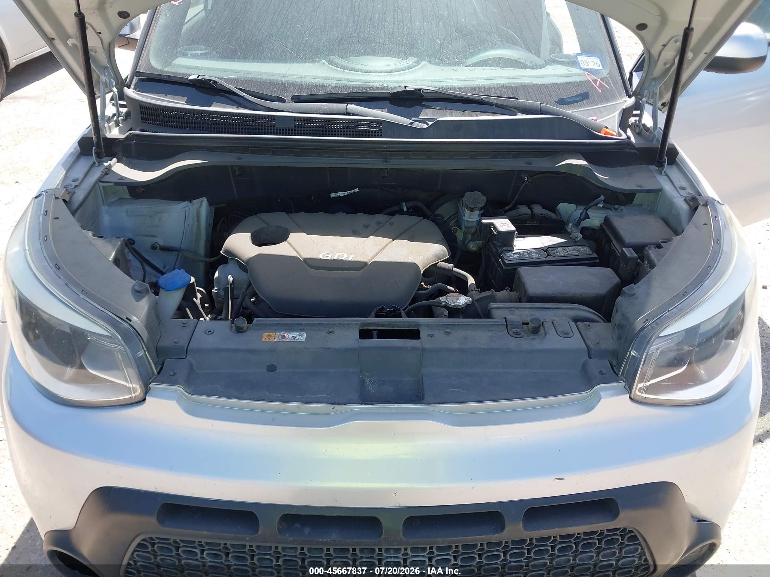 2014 Kia Soul   Silver vin: KNDJN2A2XE7705677
