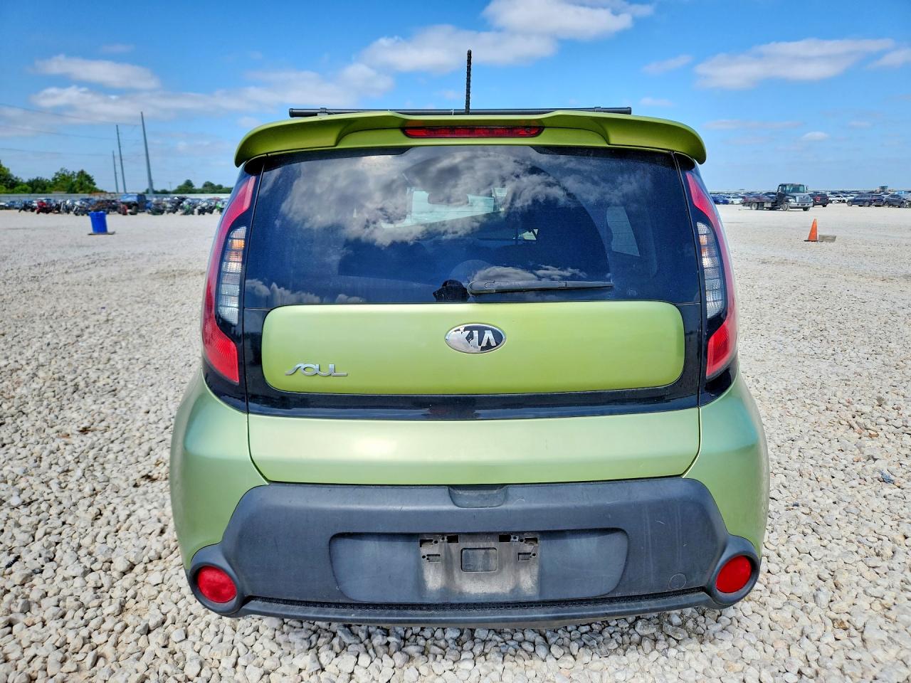 2014 Kia Soul Base Green vin: KNDJN2A2XE7713035