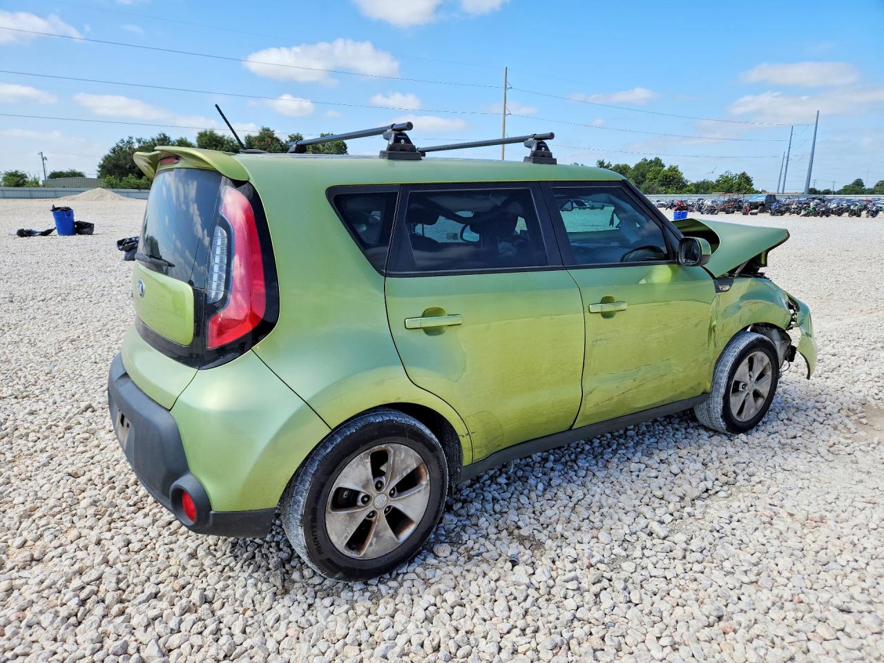 2014 Kia Soul Base Green vin: KNDJN2A2XE7713035